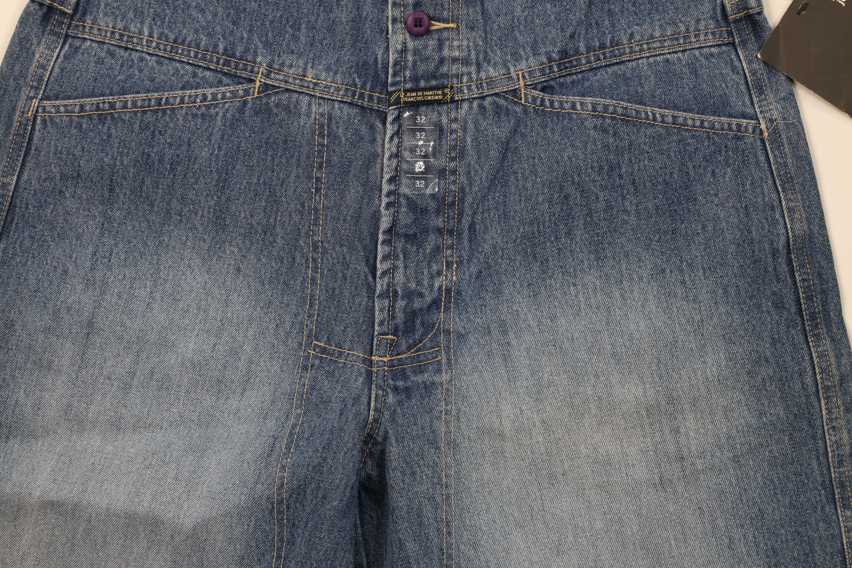 Marithe + Francois Girbaud Deadstock Vintage 90s Marithe Francois Girbaud Shorts Blue Size US 32 / EU 48 - 3 Thumbnail