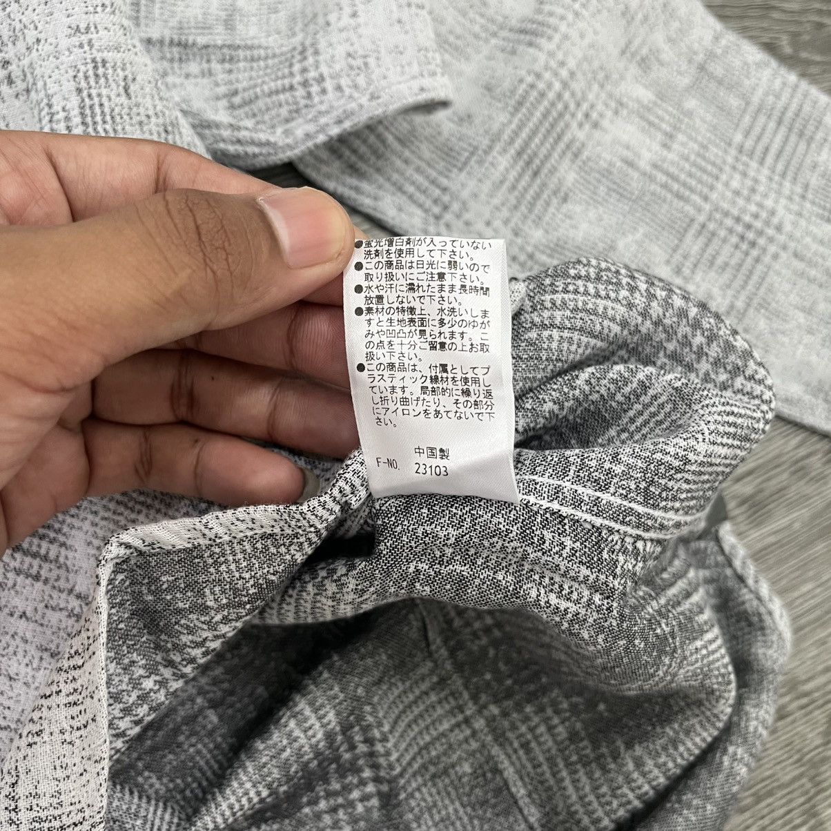 Japanese Brand 2000s Nicole Club For Men Textured Check Shirt Designer Size US M / EU 48-50 / 2 - 11 Thumbnail