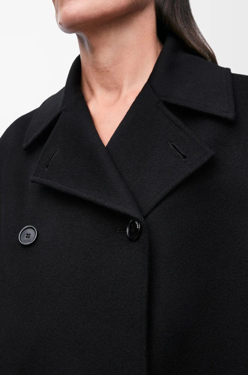 Loewe o1loc1c0525 Peacoat in Black Size XS / US 0-2 / IT 36-38 - 5 Thumbnail