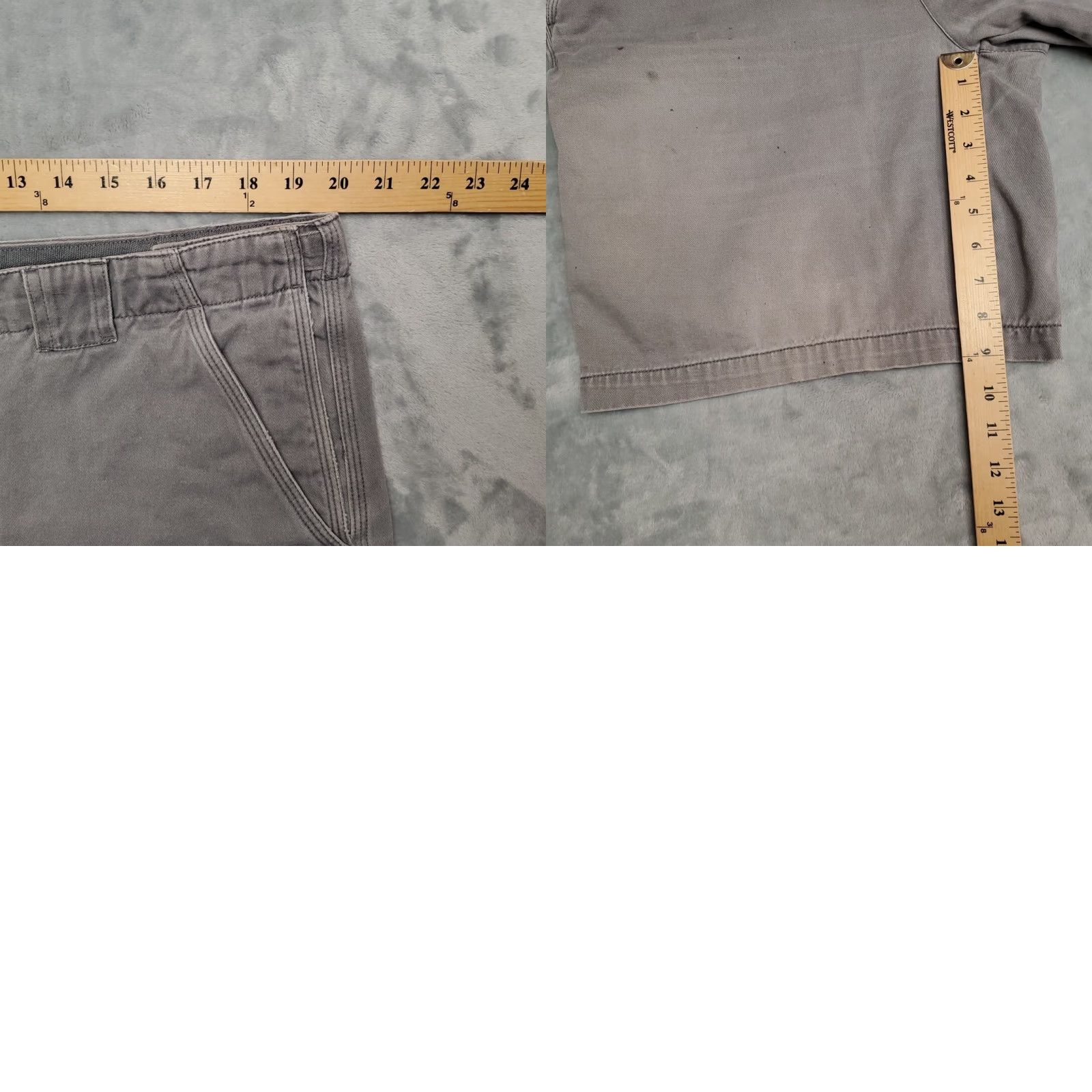 Vintage SCOTTeVEST Shorts Mens 40 Gray Chino Flat Front TEC Travel Hidden Pockets Casual Size US 40 / EU 56 - 9 Thumbnail
