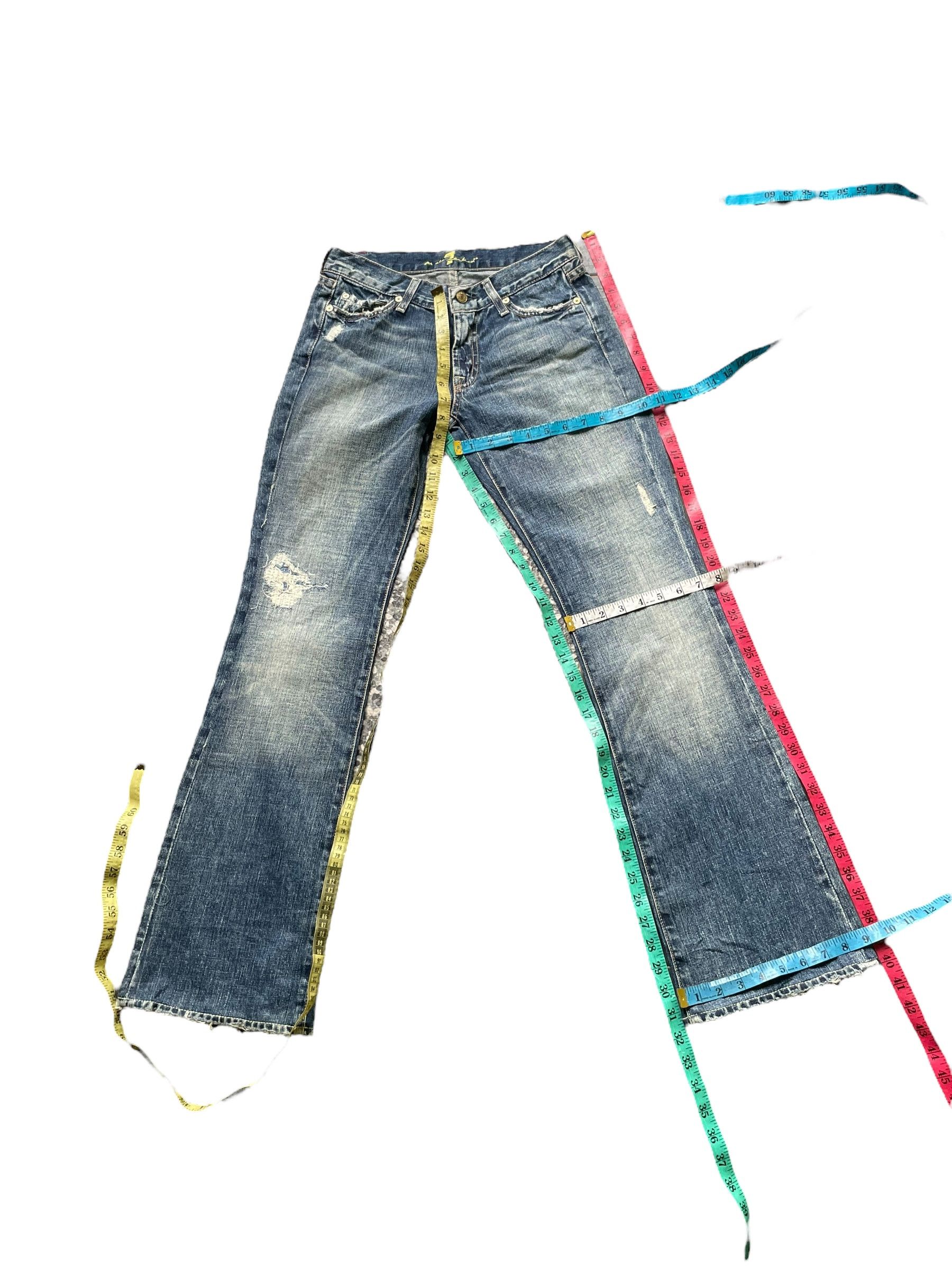7 For All Mankind Flare 7 For All Mankind Distresed Denim Size 29" - 8 Thumbnail