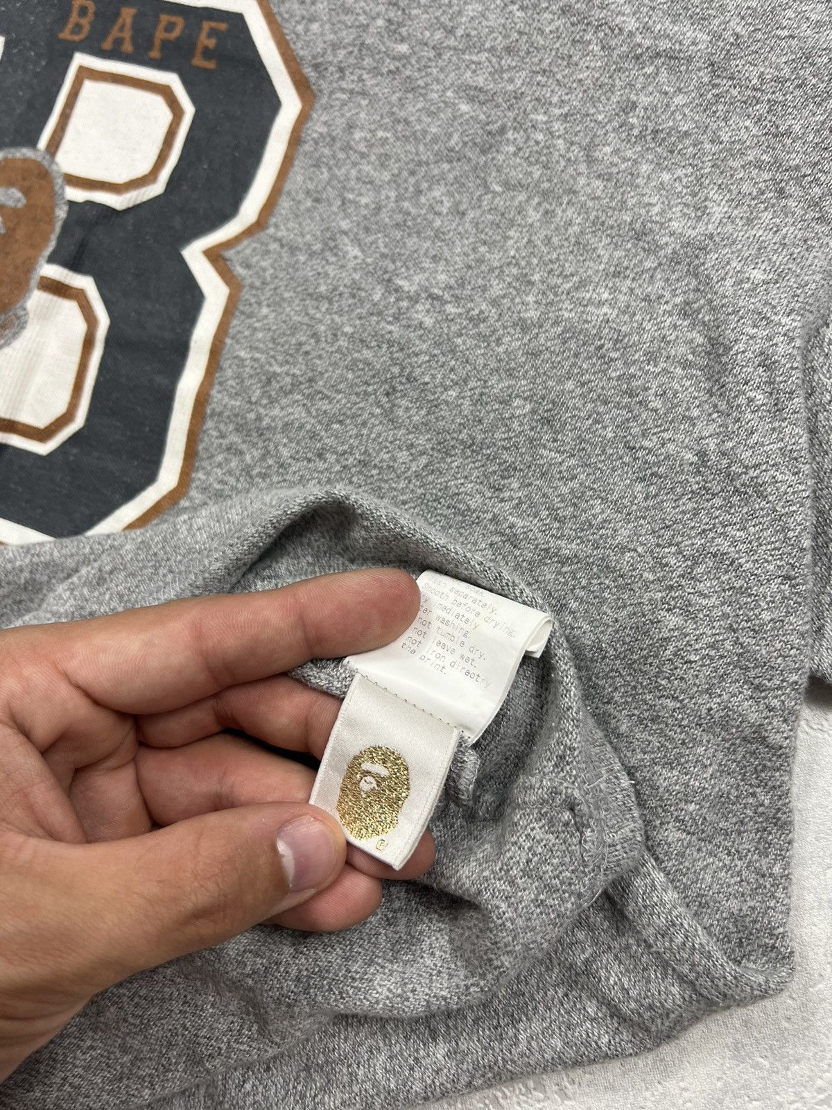 Bape BAPE COLLEGE B APE HEAD TEE Size US M / EU 48-50 / 2 - 7 Thumbnail