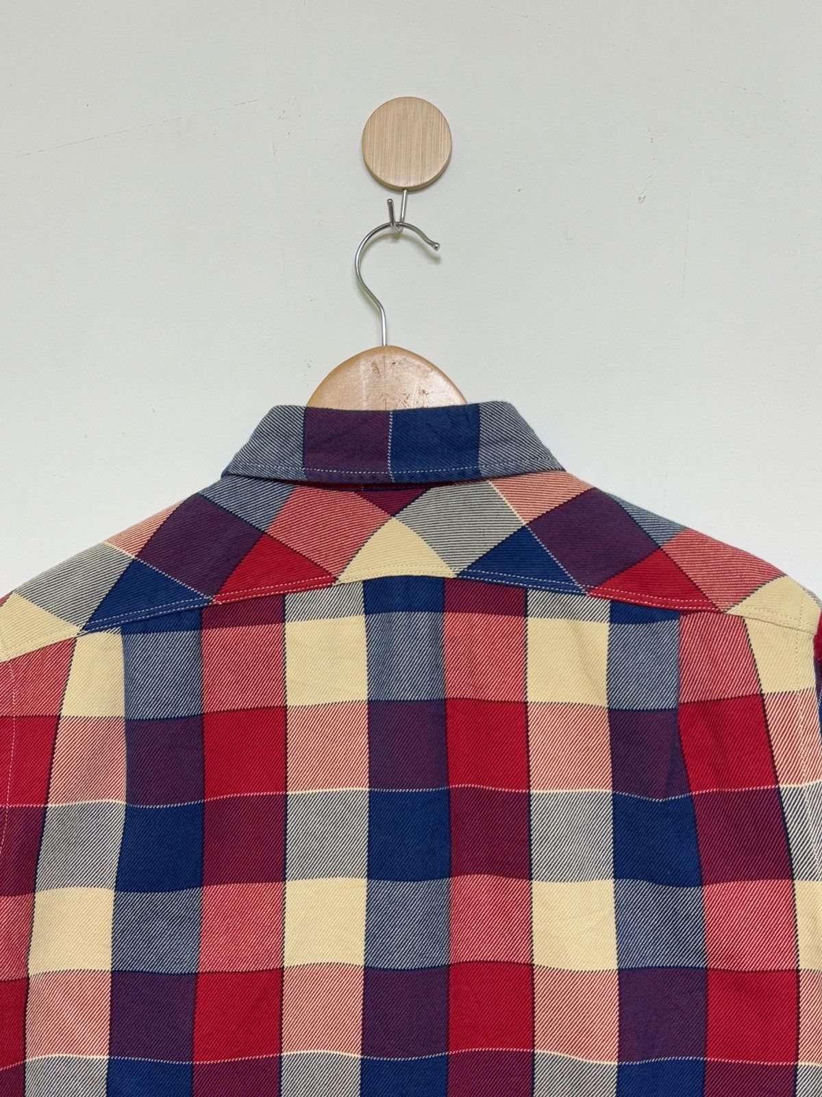 Flannel Flannel Vintage BACK NUMBER Plaid Design Size US M / EU 48-50 / 2 - 13 Thumbnail