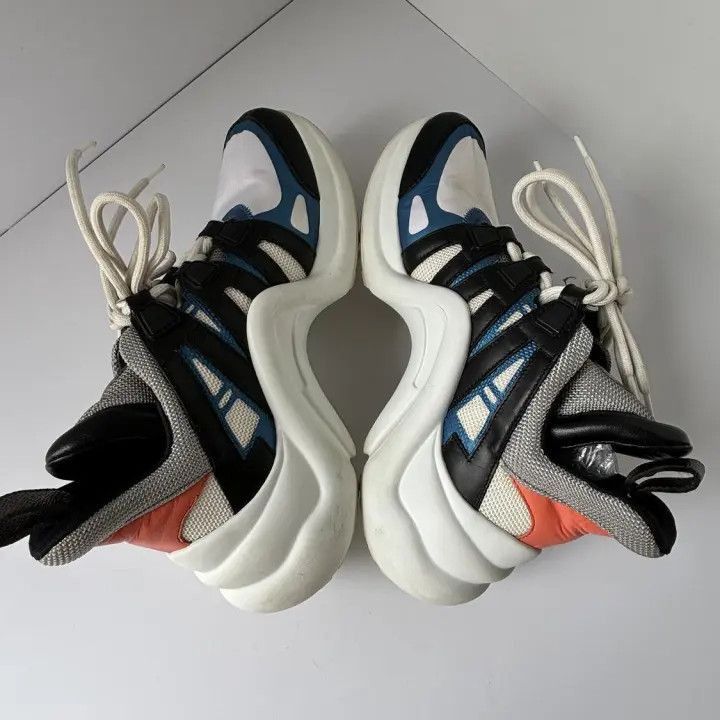 Louis Vuitton Louis Vuitton Leather Sporty Casual Sneakers -2508 Size US 5.5 / EU 38 - 6 Thumbnail