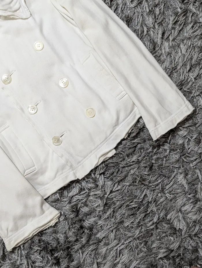 Comme des Garcons S/S 2003 Comme Des Garcons Cotton Cropped Jacket Size M / US 6-8 / IT 42-44 - 4 Thumbnail