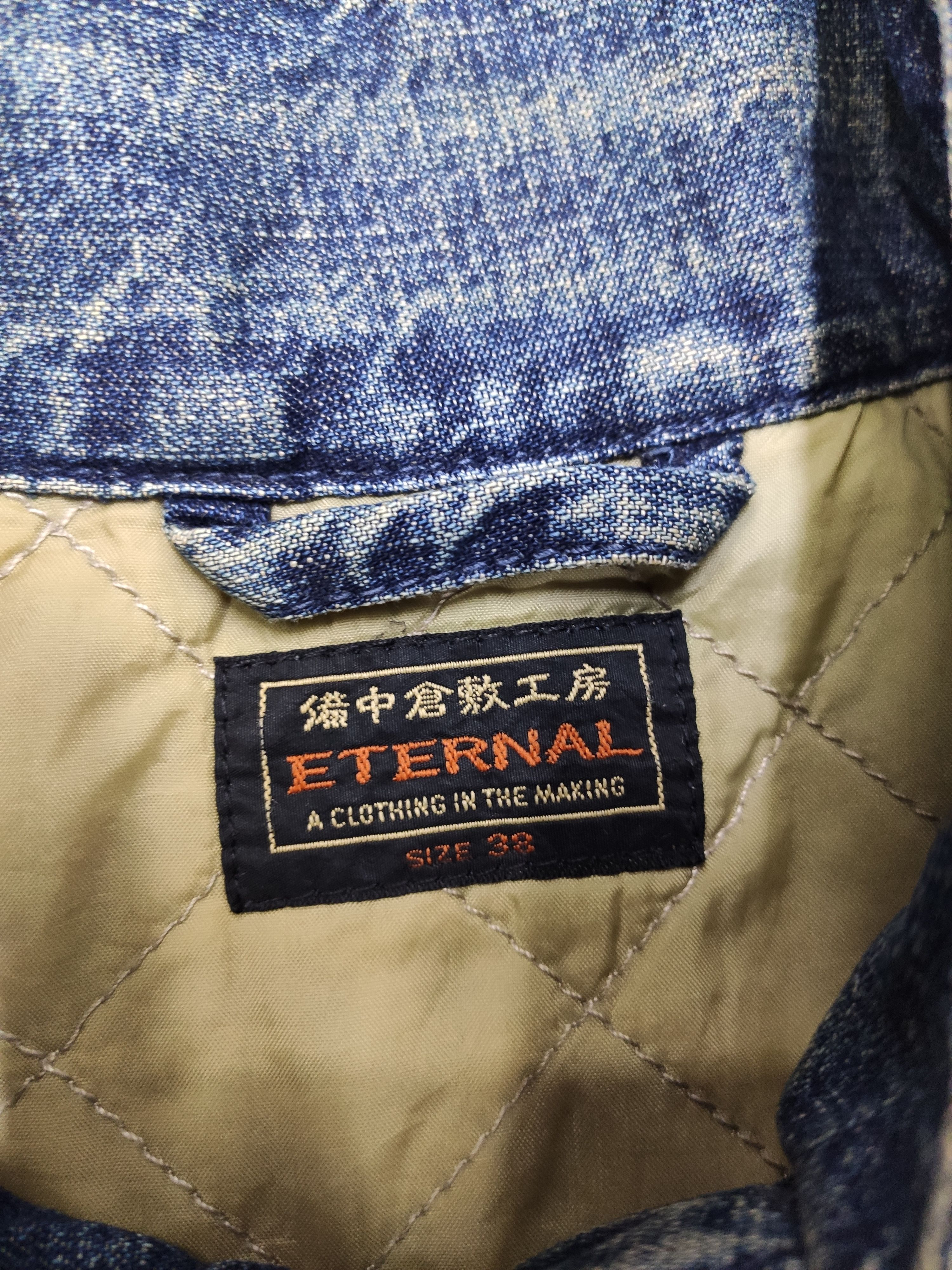 Eternal Vintage Eternal Japan Denim jacket distressed HARAJUKU Size US M / EU 48-50 / 2 - 11 Thumbnail
