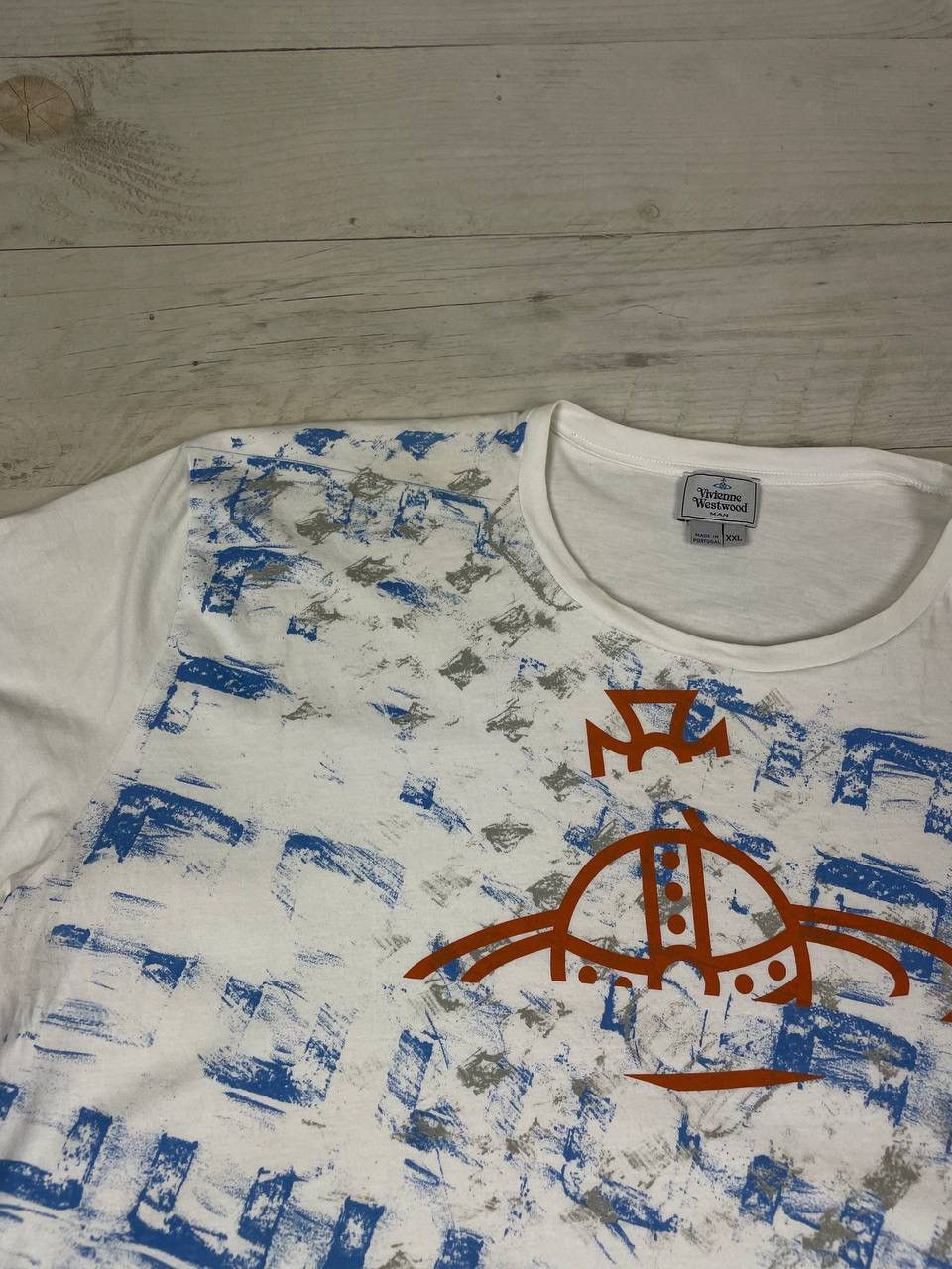 Vivienne Westwood Vivienne Westwood Big Logo Orb T-Shirt Size US XXL / EU 58 / 5 - 5 Thumbnail