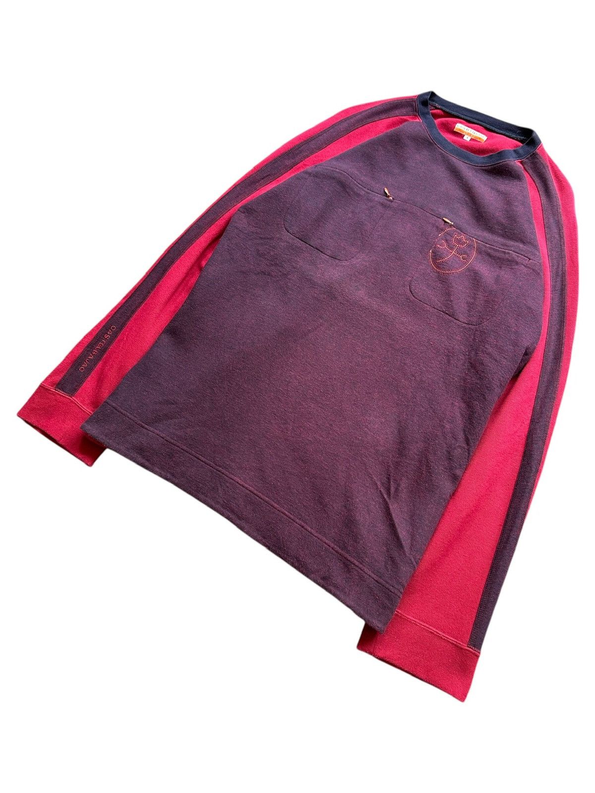 Iceberg × Jean Charles De Castelbajac 2000's Castlebajac Sport two tone sweater Size US L / EU 52-54 / 3 - 3 Thumbnail