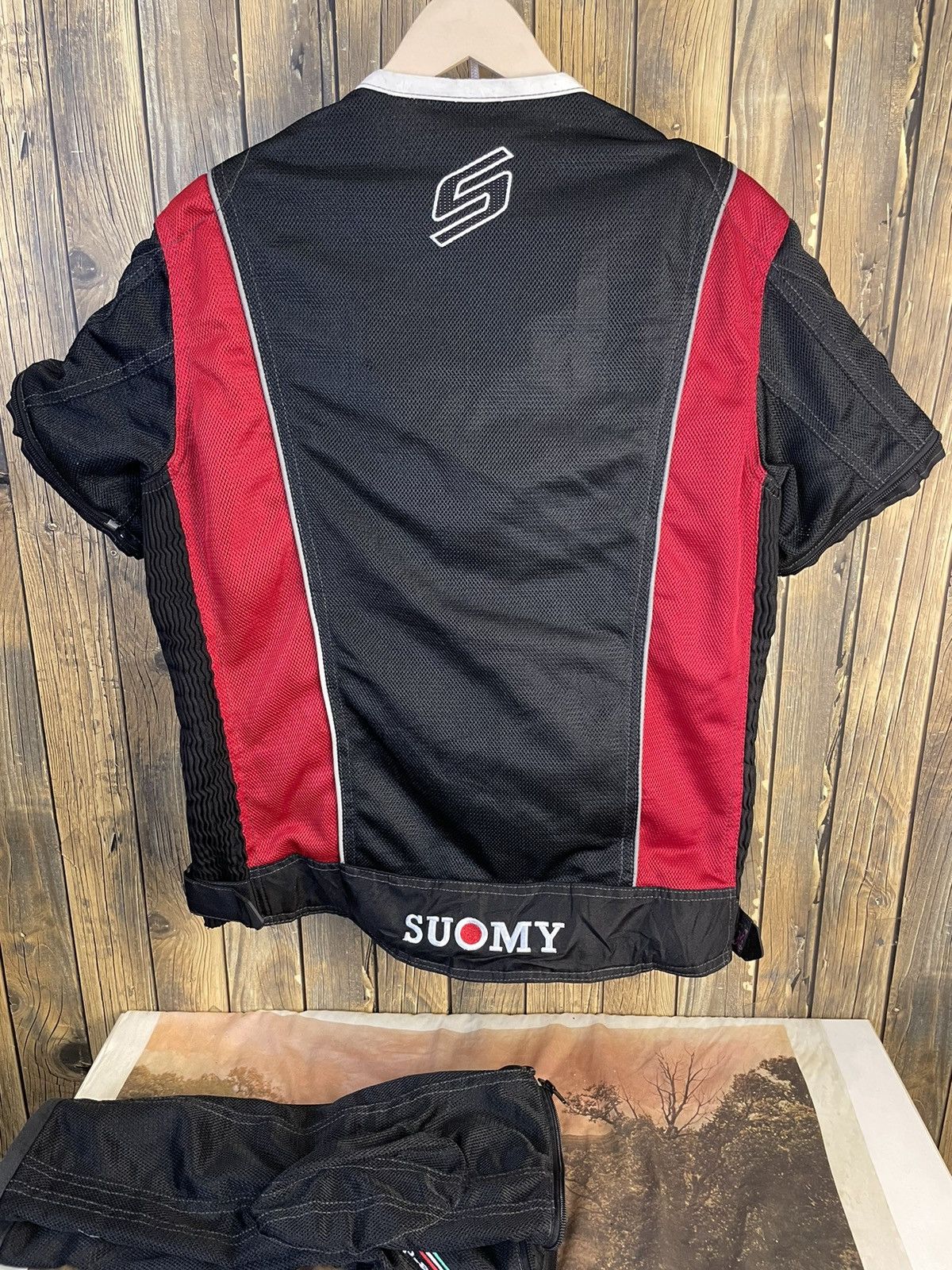Sports Specialties Vintage Suomy Racing Motorsport Riders Bikers Jacket Size US XL / EU 56 / 4 - 9 Thumbnail