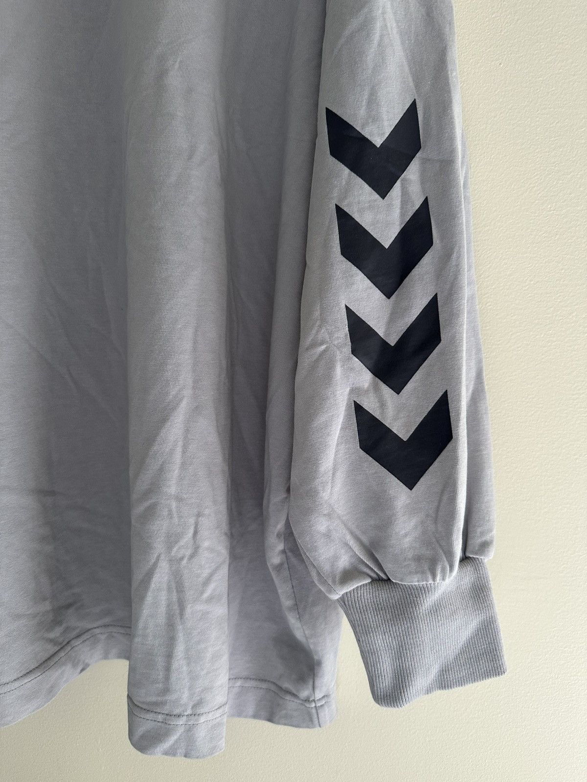 Willy Chavarria Willy Chavarria x Hummel Long Sleeve Tee - Grey/Volt Size US L / EU 52-54 / 3 - 5 Thumbnail