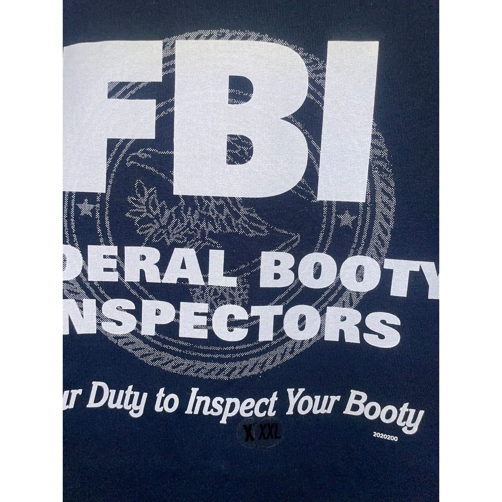 Alstyle Y2K FBI Federal Booty It's Our Duty Blue Humor Joke Shirt 3X Size US XXL / EU 58 / 5 - 4 Thumbnail