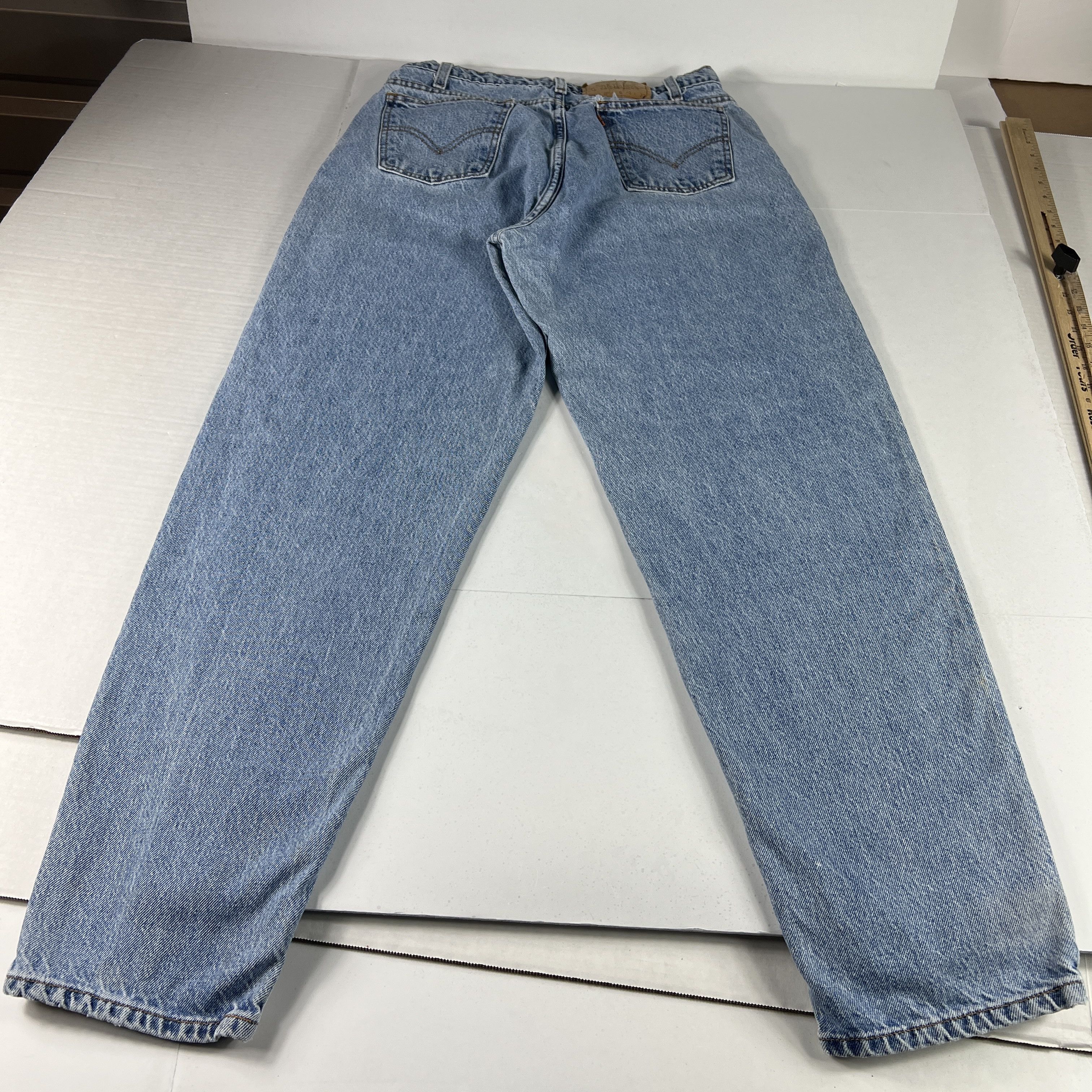 Levi's × Vintage VTG 90s Levi's Jean 560 Loose Taper Blue Denim Orange Tab Size US 32 / EU 48 - 13 Thumbnail