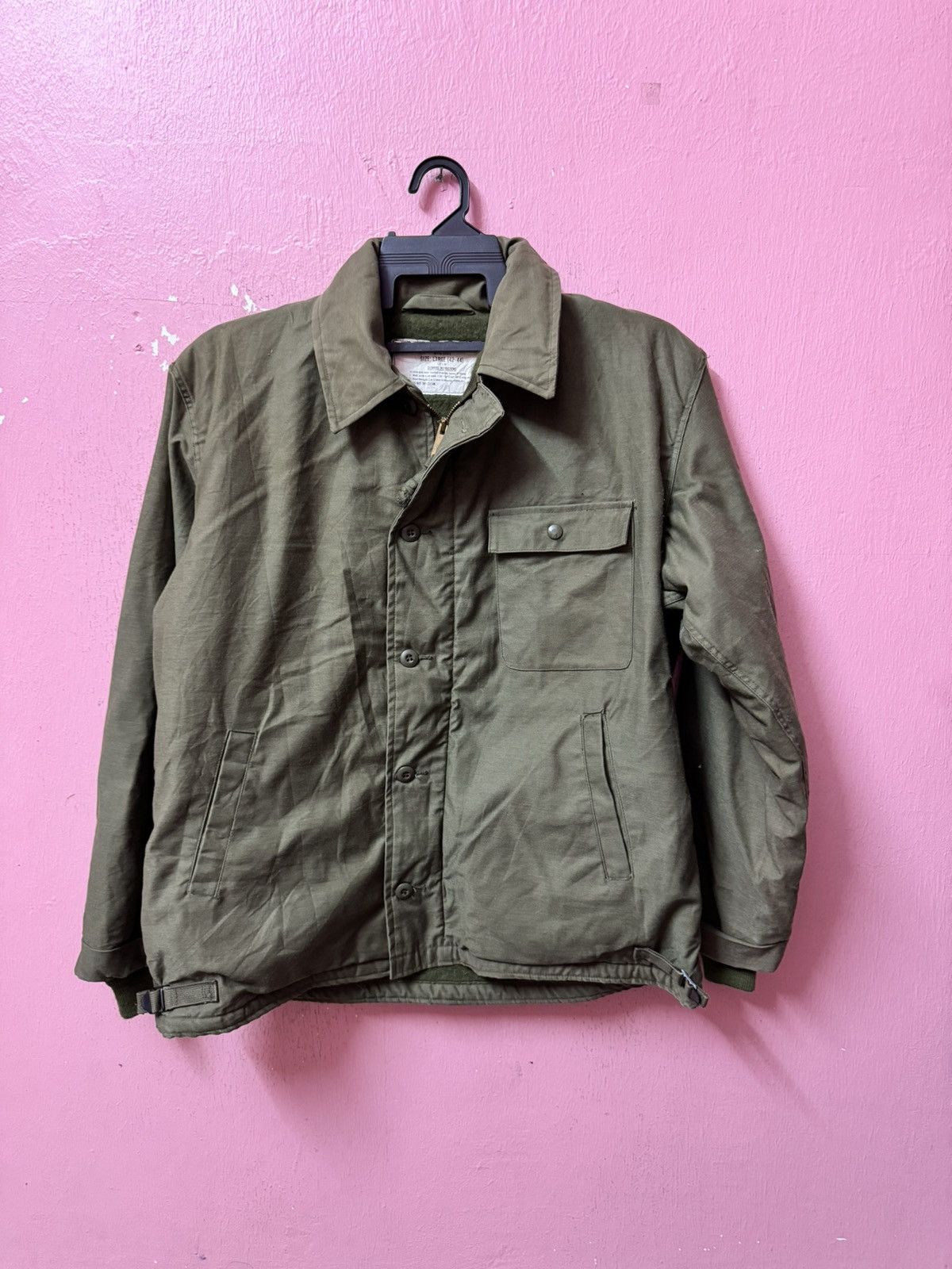 image of Military x Vintage Us Army Cold Weather Jacket in Green, Men's (Size Large)