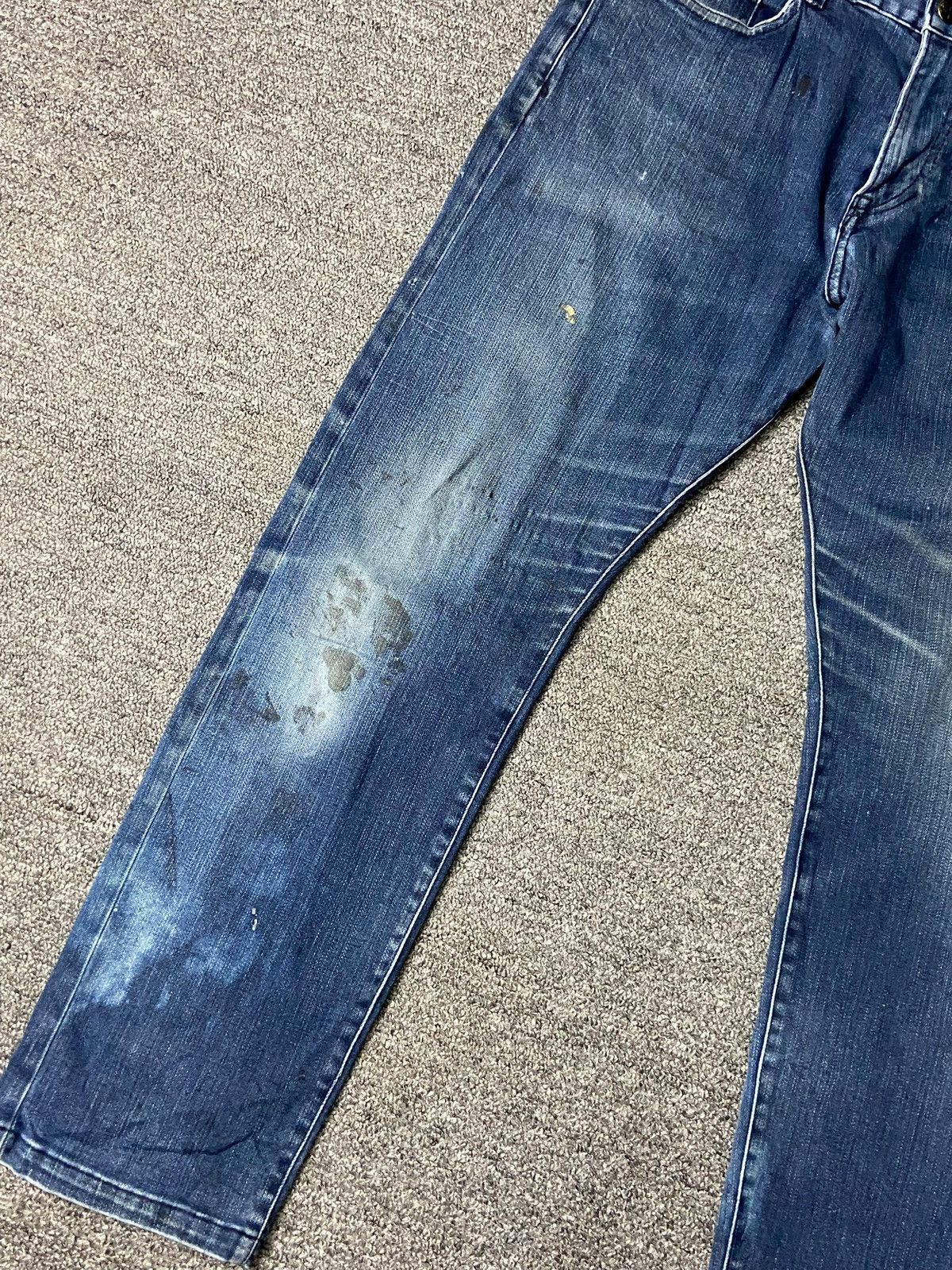 H&M × Japanese Brand × Vintage H&M Slim Low Waist Distressed Denim Jeans (131) Size US 33 - 7 Thumbnail