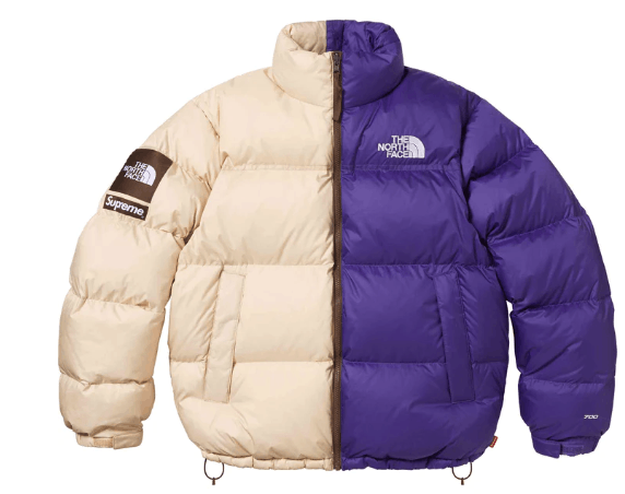 Supreme × The North Face Supreme The North Face Split Nuptse Jacket Tan XL Size US XL / EU 56 / 4 - 1 Thumbnail