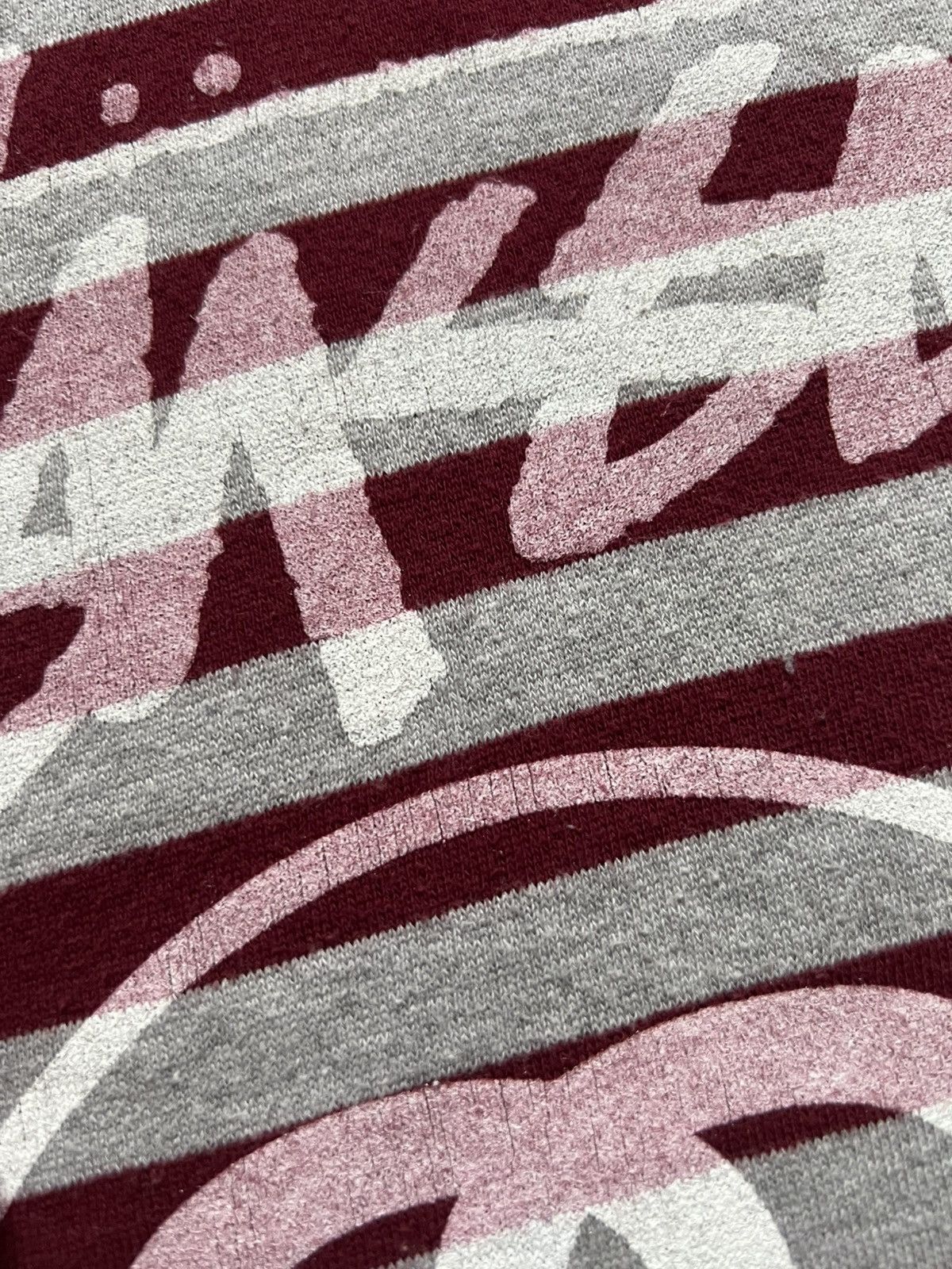 Stussy × Vintage Stussy Striped Sweatshirt Big Logo Men's Size US M / EU 48-50 / 2 - 7 Thumbnail