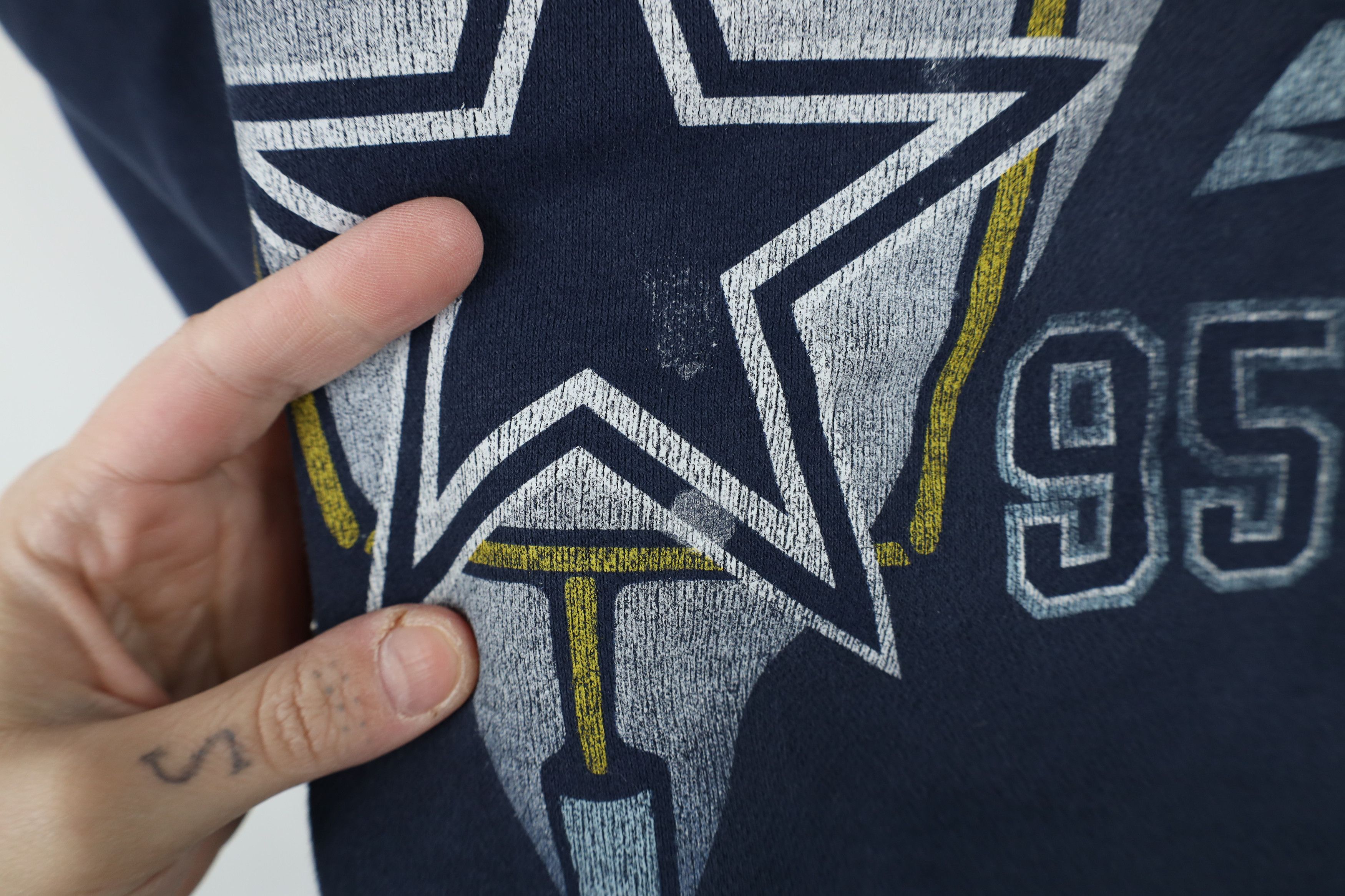 Abercrombie & Fitch × Vintage Abercrombie & Fitch x NFL Dallas Cowboys Sweatshirt Blue Size S / US 4 / IT 40 - 5 Thumbnail