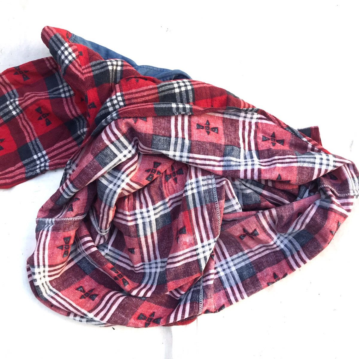 Stussy Vintage Stussy Halfzip Flannel Made In Usa shirt plaid tarta Size US XL / EU 56 / 4 - 7 Thumbnail