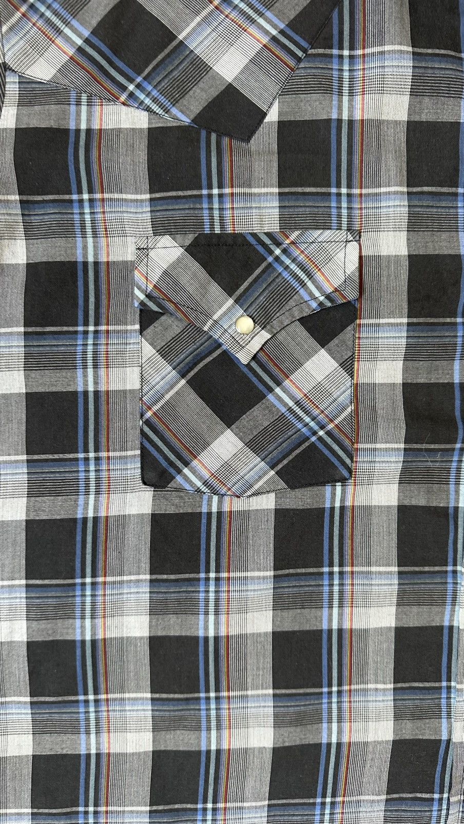 VINTAGE PLAINS WESTERN WEAR CHECKERED SHIRT