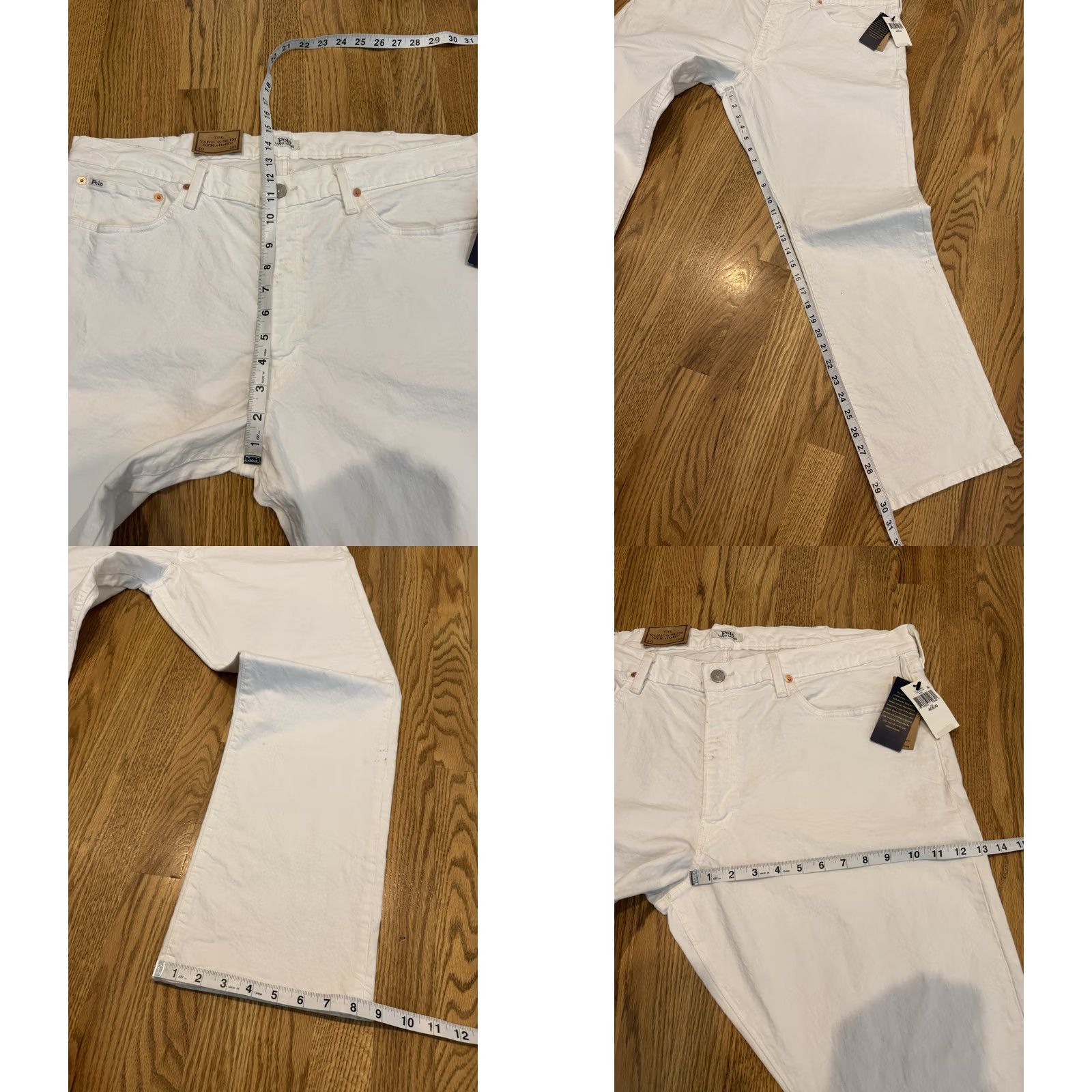 Polo Ralph Lauren Polo Ralph Lauren Varick Slim Straight Jeans Denim Pants Men Size 40x30 White New w/imperf Size US L / EU 52-54 / 3 - 10 Thumbnail