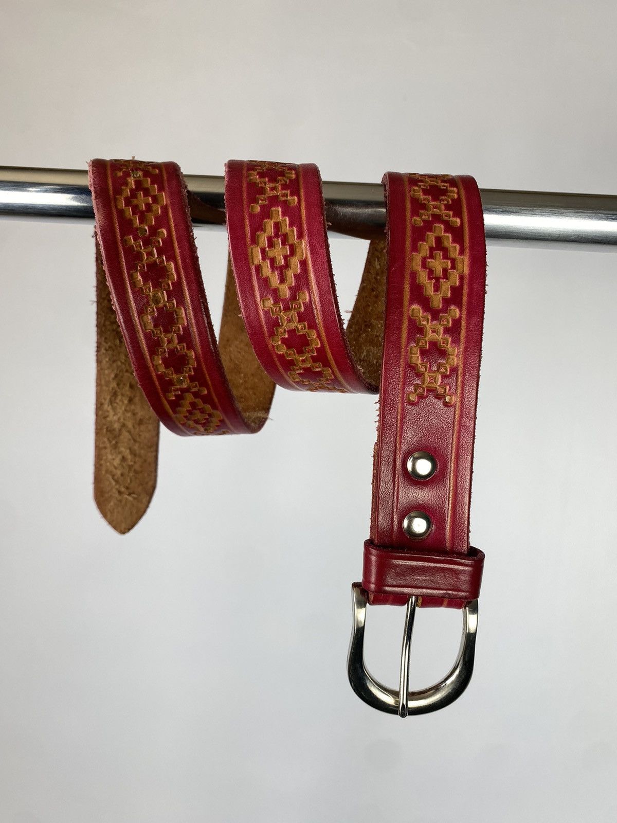 Designer × Vintage Beatriz D’Agostino Leather belt Punk Opium y2k metal rock Size ONE SIZE - 1 Thumbnail