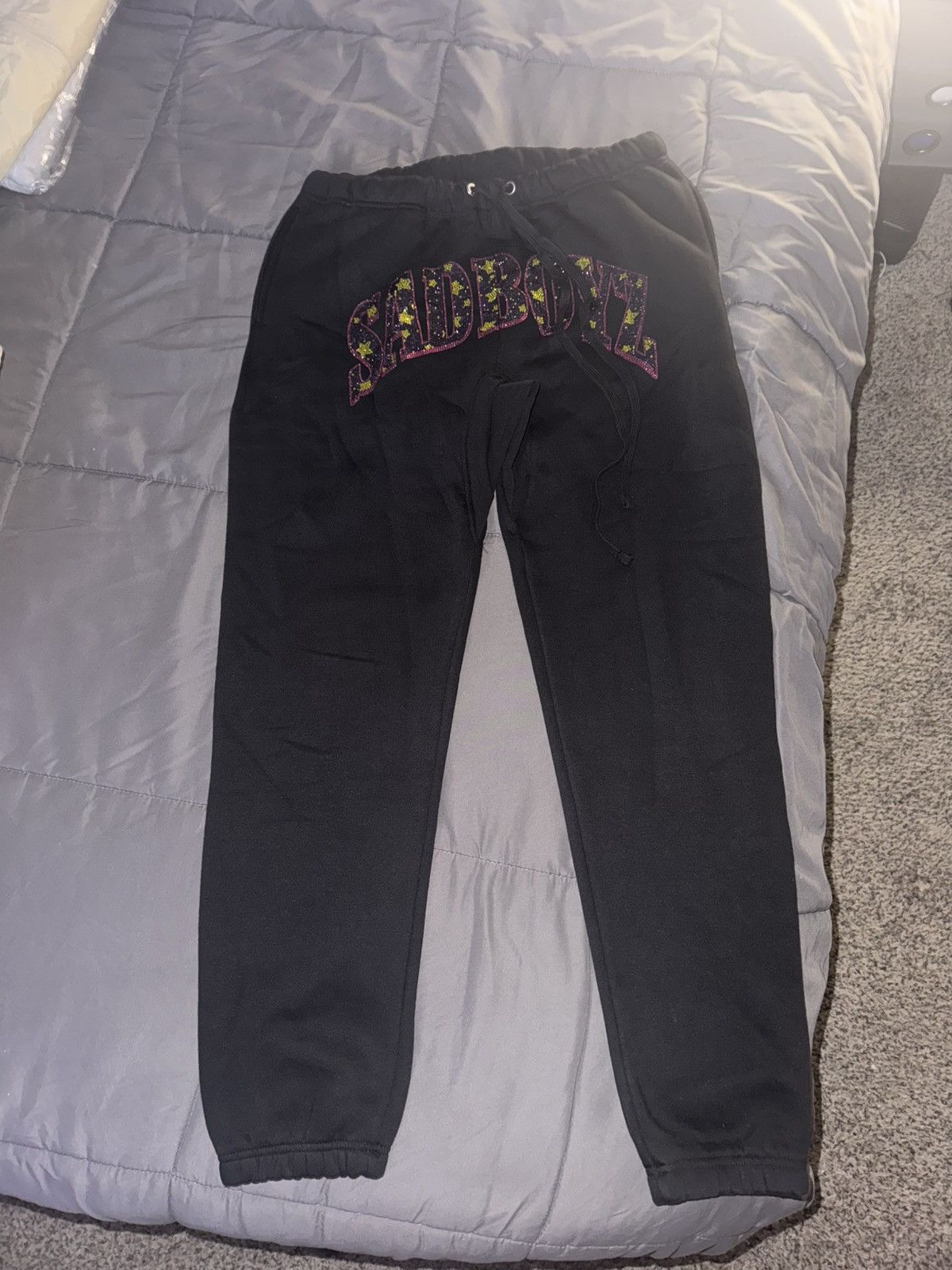 Sad Boys Sad Boyz Rhinestone Sweats Size US 32 / EU 48 - 1 Thumbnail