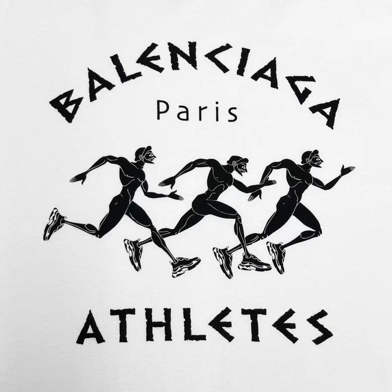 Balenciaga Balenciaga White Marathon Running Pattern Letter logo Shor Size US L / EU 52-54 / 3 - 4 Thumbnail