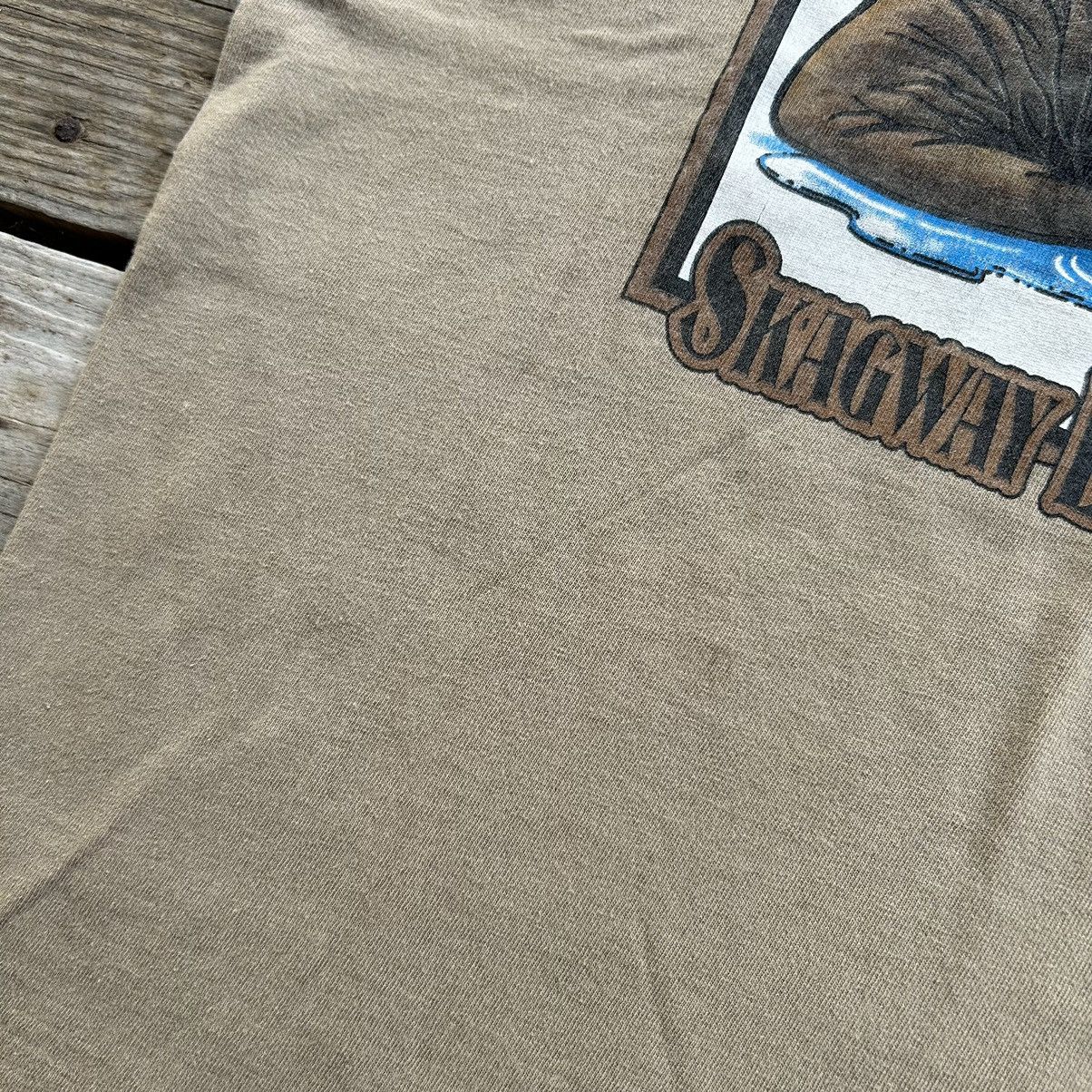 Vintage Vintage 90s Skagway Brewing Co Oosik Stout Shirt Alaska Beer Size US L / EU 52-54 / 3 - 6 Thumbnail