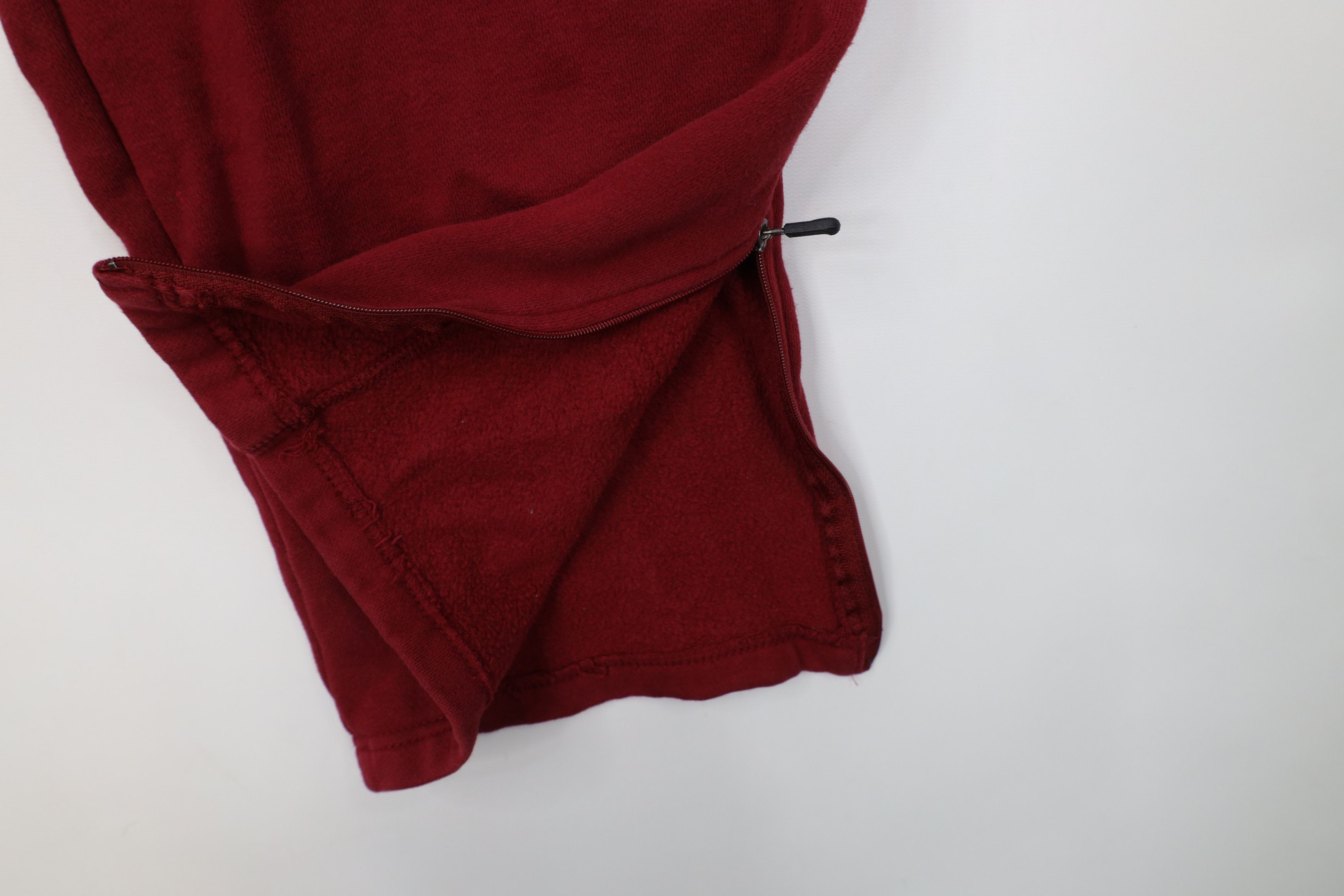 Starter Vintage 90s Y2K Starter Heavyweight Wide Leg Sweatpants Red Size US 36 / EU 52 - 5 Thumbnail