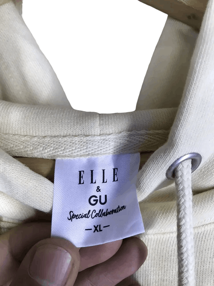 GU Special Collaboration ELLE x GU Baggy Hoodies Size XL / US 12-14 / IT 48-50 - 7 Thumbnail