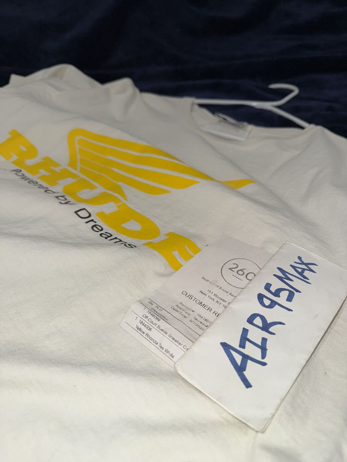 Rhude Rhude Oversized Rhonda “Powered by Dreams” Tee New Vintage Size US L / EU 52-54 / 3 - 7 Thumbnail
