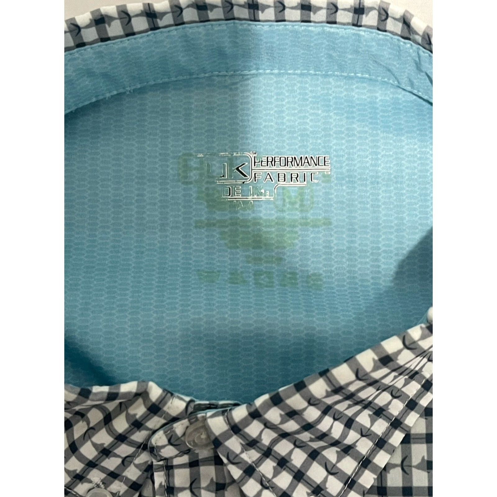 Vintage VINTAGE Huk Fishing Shirt Men Medium Long Sleeve Button-Down Plaid Check Fish Print Casual Size US M / EU 48-50 / 2 - 6 Thumbnail