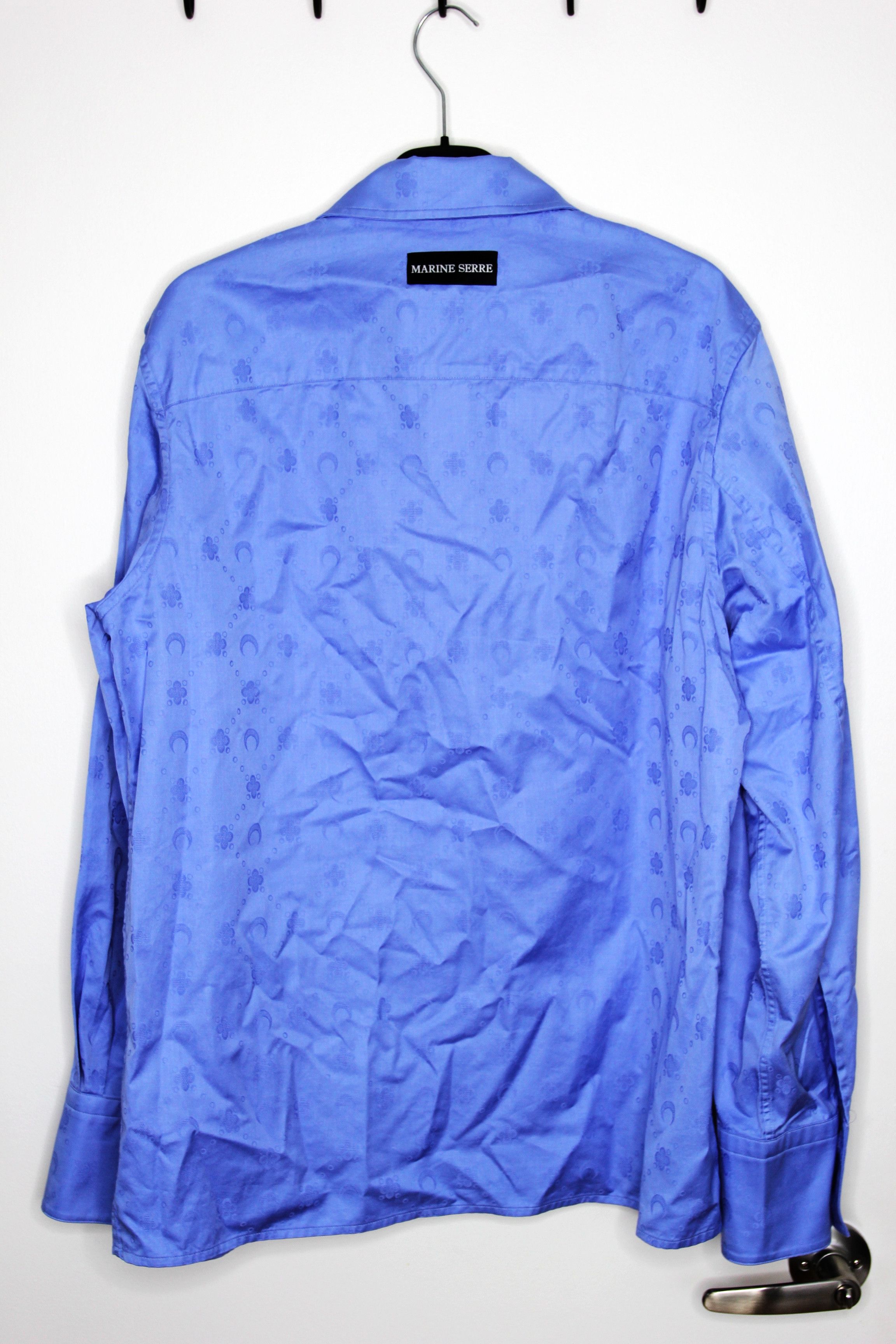 Marine Serre BNWT AW25 MARINE SERRE MOONOGRAM JACQUARD SHIRT 48 Size US M / EU 48-50 / 2 - 3 Thumbnail