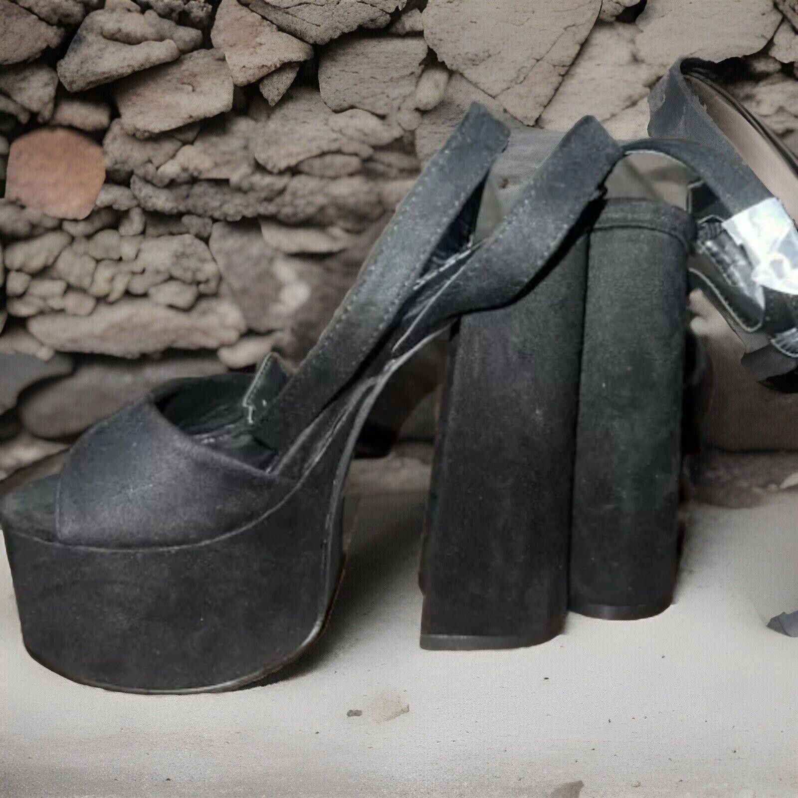 Designer S6 Platform Chunky Heel Dolls Kill Lemon drop Shoes Sold Out Size US 6 / IT 36 - 4 Thumbnail