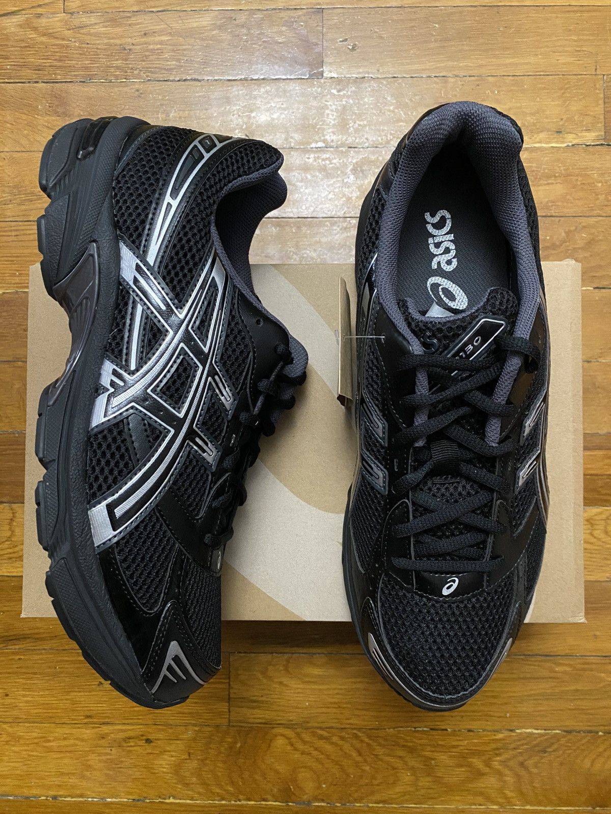 Asics Size 12 - Asics Gel-1130 Black Pure Silver Men’s Size US 12 / EU 45 - 1 Thumbnail