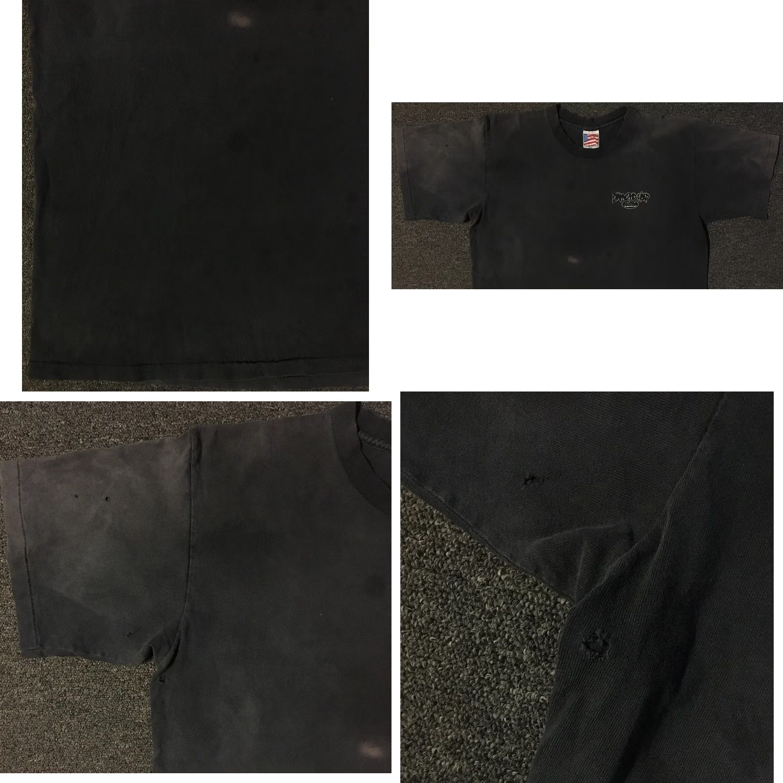 Vintage VINTAGE Diamond Head Hawaii Thrashed Faded Distressed Shirt XL Black Men's T-Shirt 90s Surf Skate Grunge Sun Graphic Size US XL / EU 56 / 4 - 8 Thumbnail