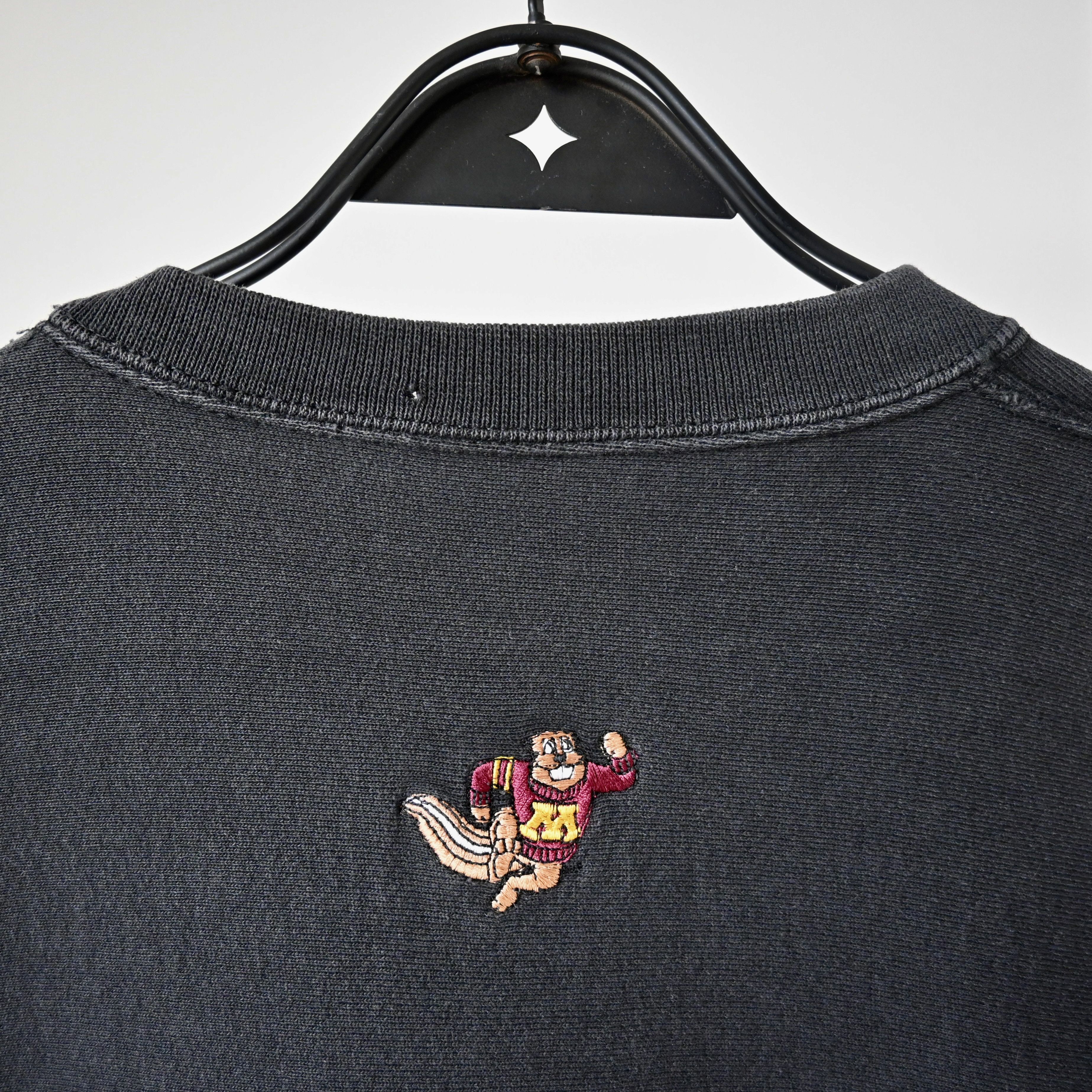 NCAA VTG 1990s MINNESOTA GOLDEN GOPHERS sweatshirt, made in USA Size US L / EU 52-54 / 3 - 6 Thumbnail