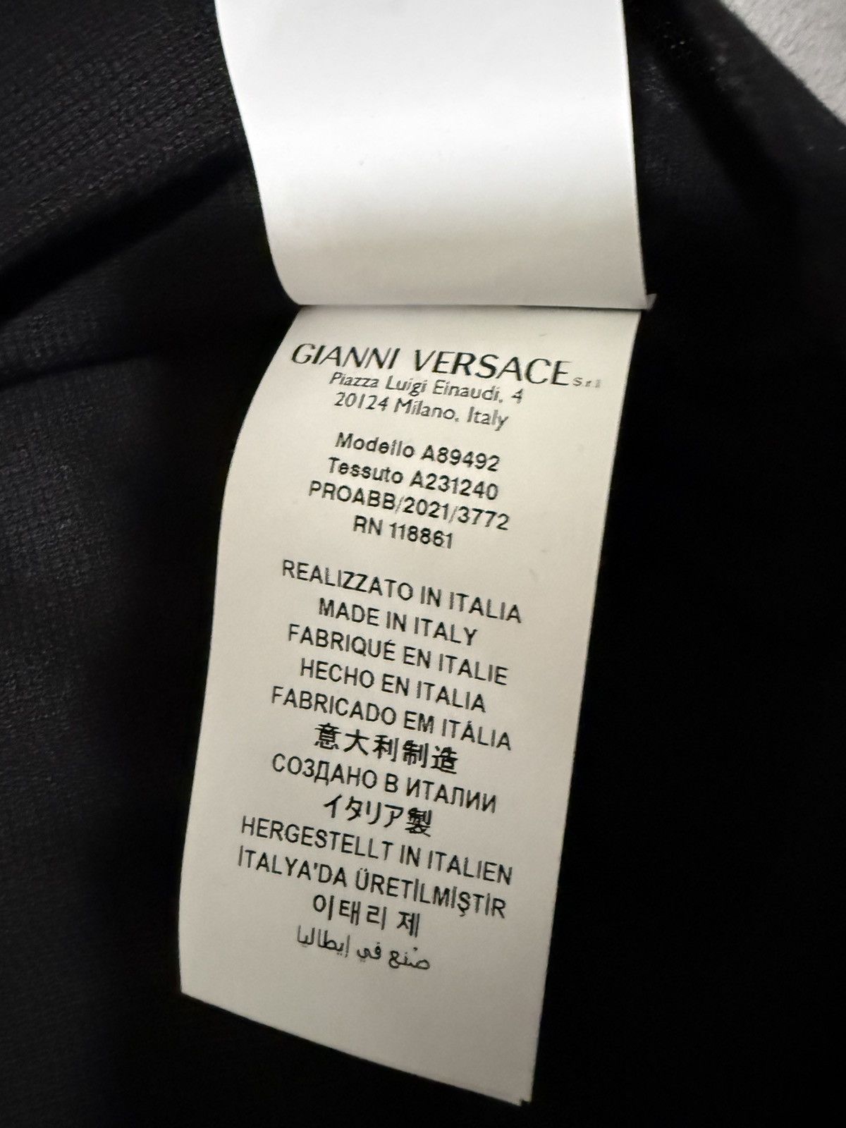 Versace Versace Pique Cotton Polo Size US M / EU 48-50 / 2 - 3 Thumbnail