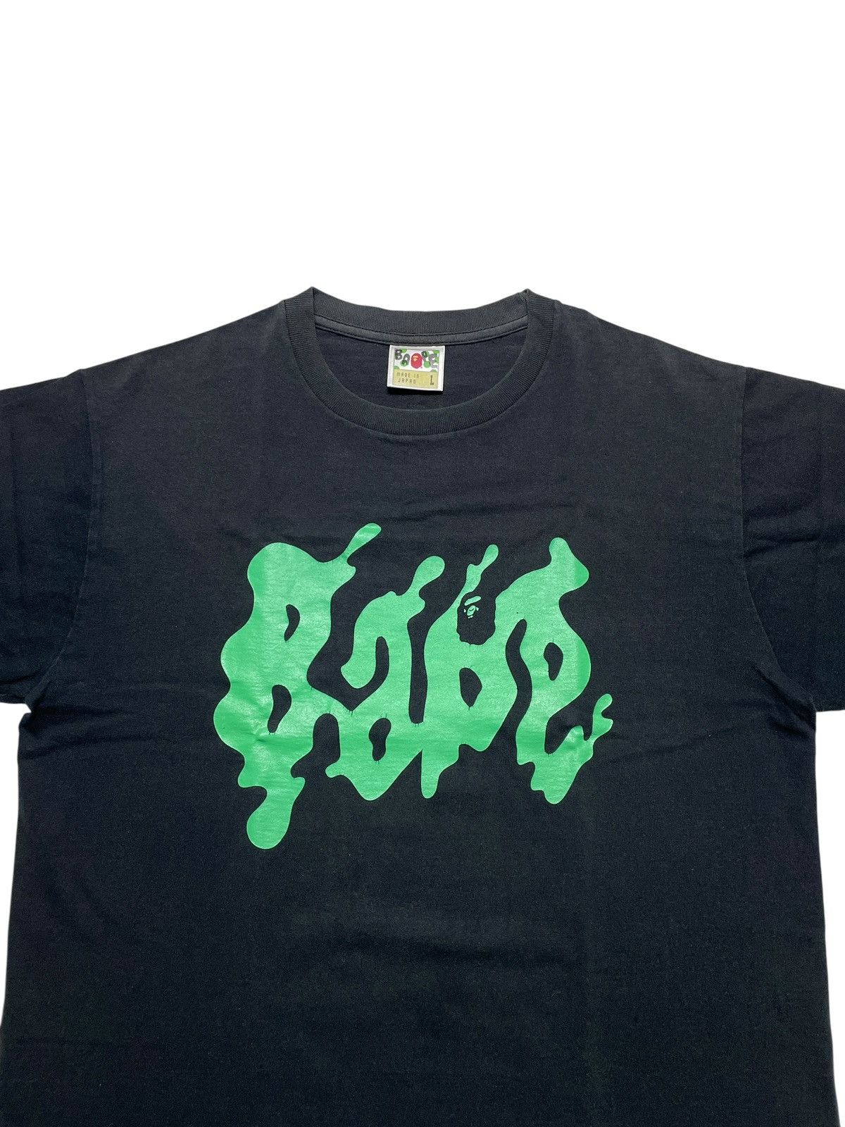 Bape Bape Drip Logo Faded Tshirt Size US L / EU 52-54 / 3 - 2 Thumbnail