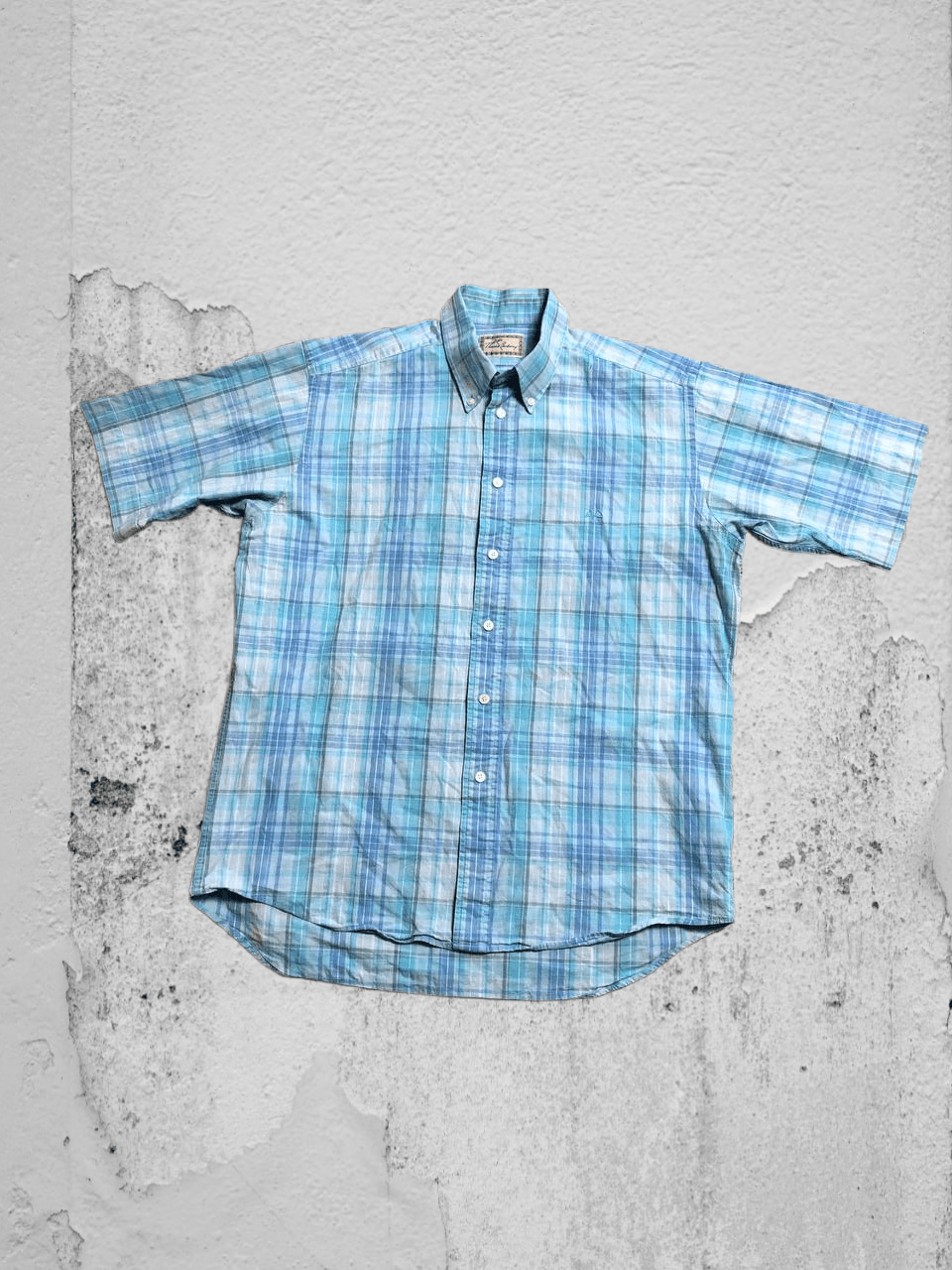 Burberry Mens Shirt Short Sleeve Thomas Burberry Size L Blue Size US L / EU 52-54 / 3 - 1 Thumbnail