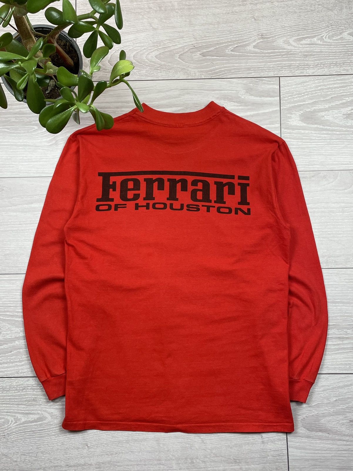 Ferrari × Vintage Vintage Ferrari Of Houston Long Sleeve Size US M / EU 48-50 / 2 - 1 Thumbnail