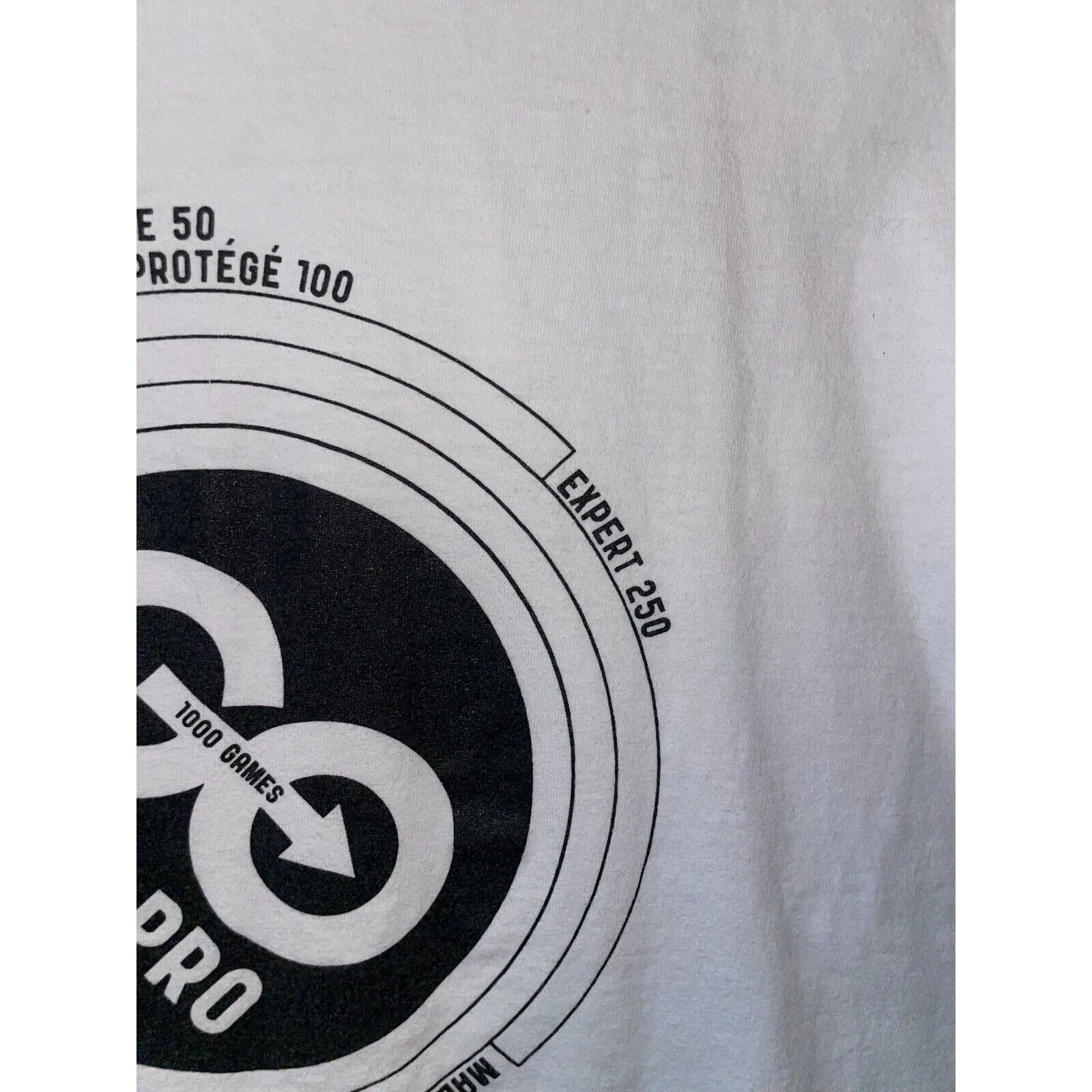 Gildan Go Pro Shirt Mentor Master Chief 1000 Games White Tee Medium Size US M / EU 48-50 / 2 - 8 Thumbnail