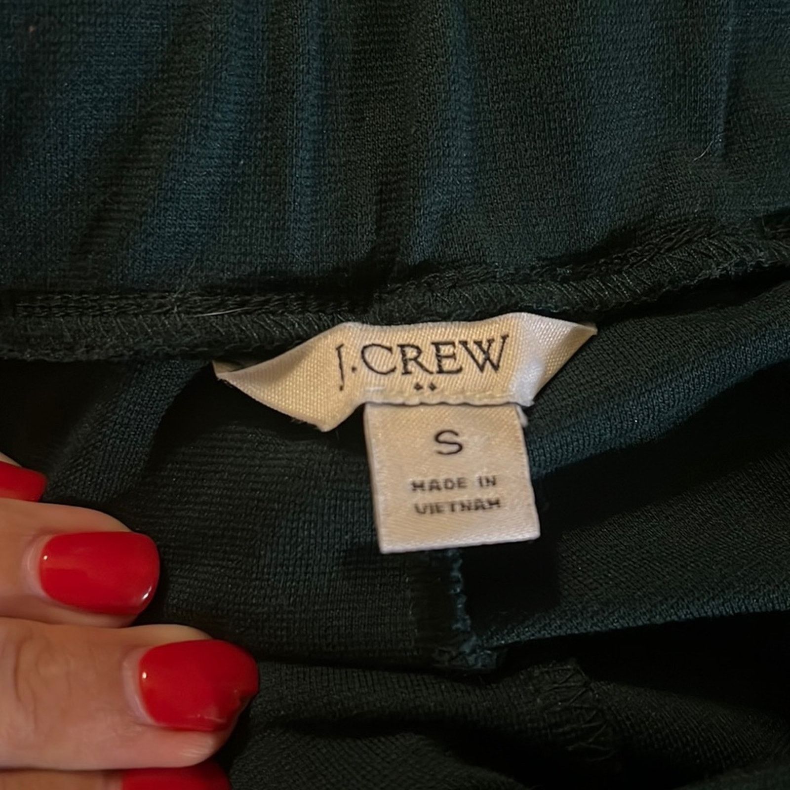 J.Crew J. CREW forest green pleated trousers S Size 27" / US 4 / IT 40 - 2 Thumbnail