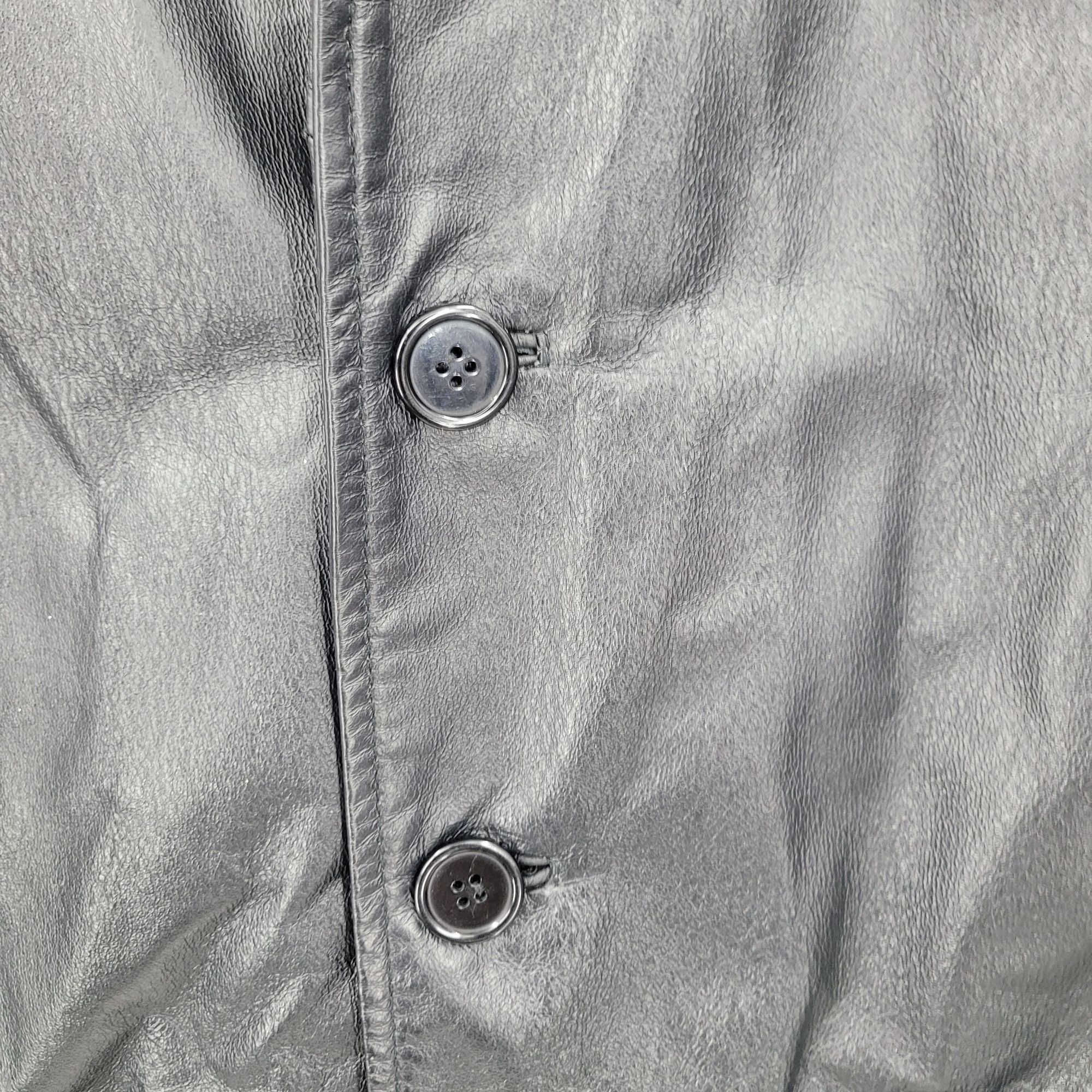 Vintage Genuine Leather Black Jacket Sz S Zip Out Faux Fur Lining Wi Size US S / EU 44-46 / 1 - 11 Thumbnail