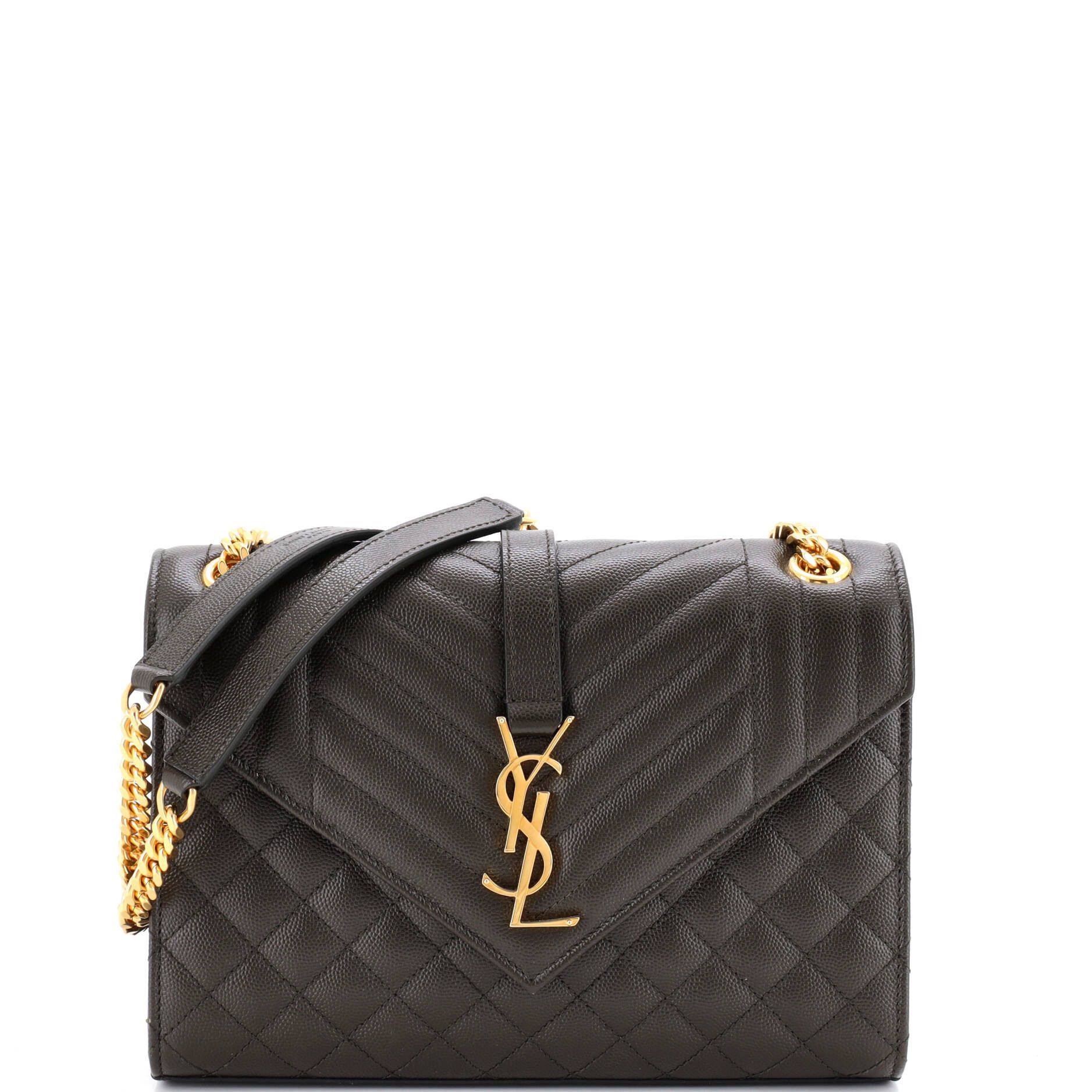 Saint Laurent Paris Classic Monogram Envelope Satchel Size ONE SIZE - 1 Thumbnail