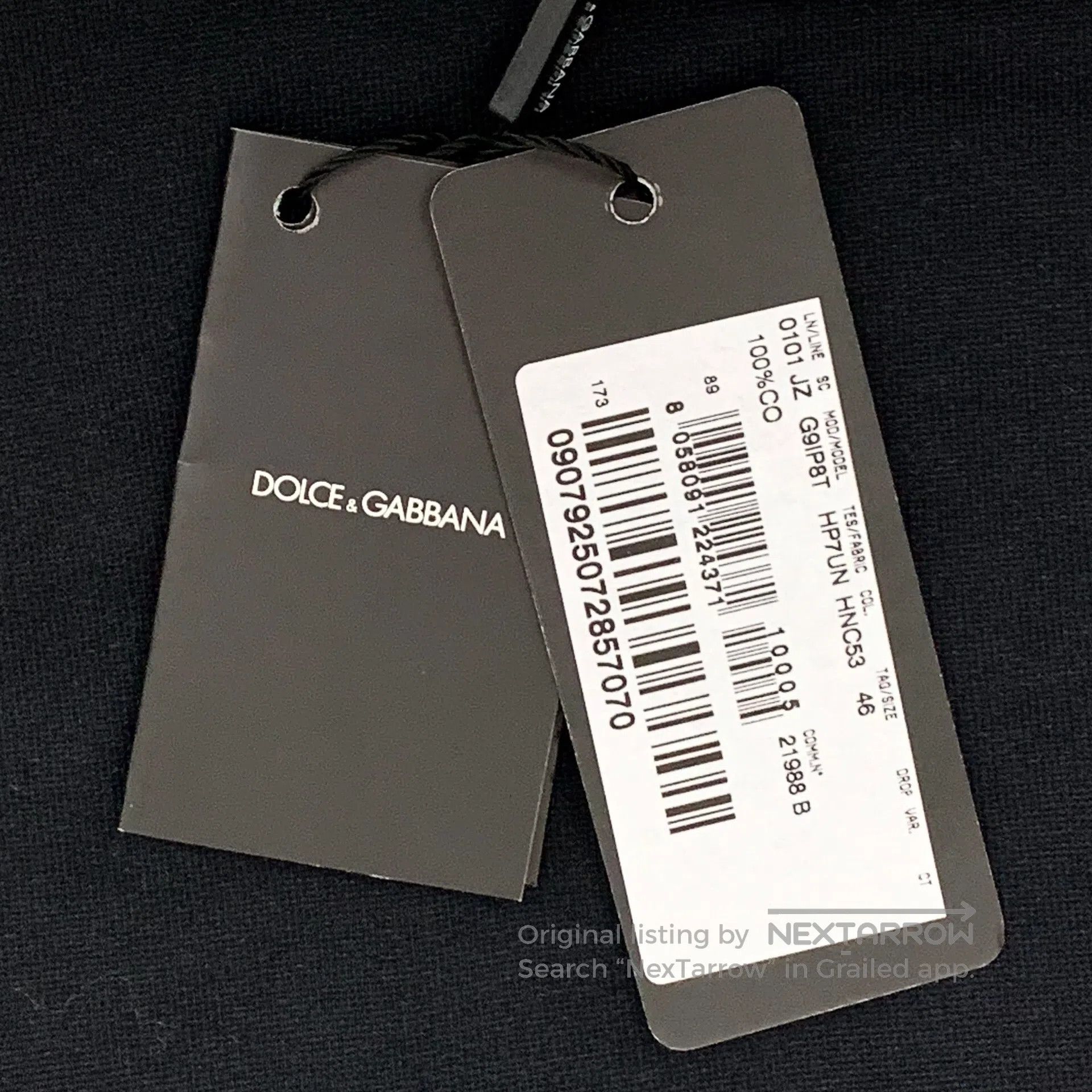 Dolce & Gabbana Dolce Gabbana Black Knight Court Print Cotton Round Neck L Size US S / EU 44-46 / 1 - 8 Thumbnail