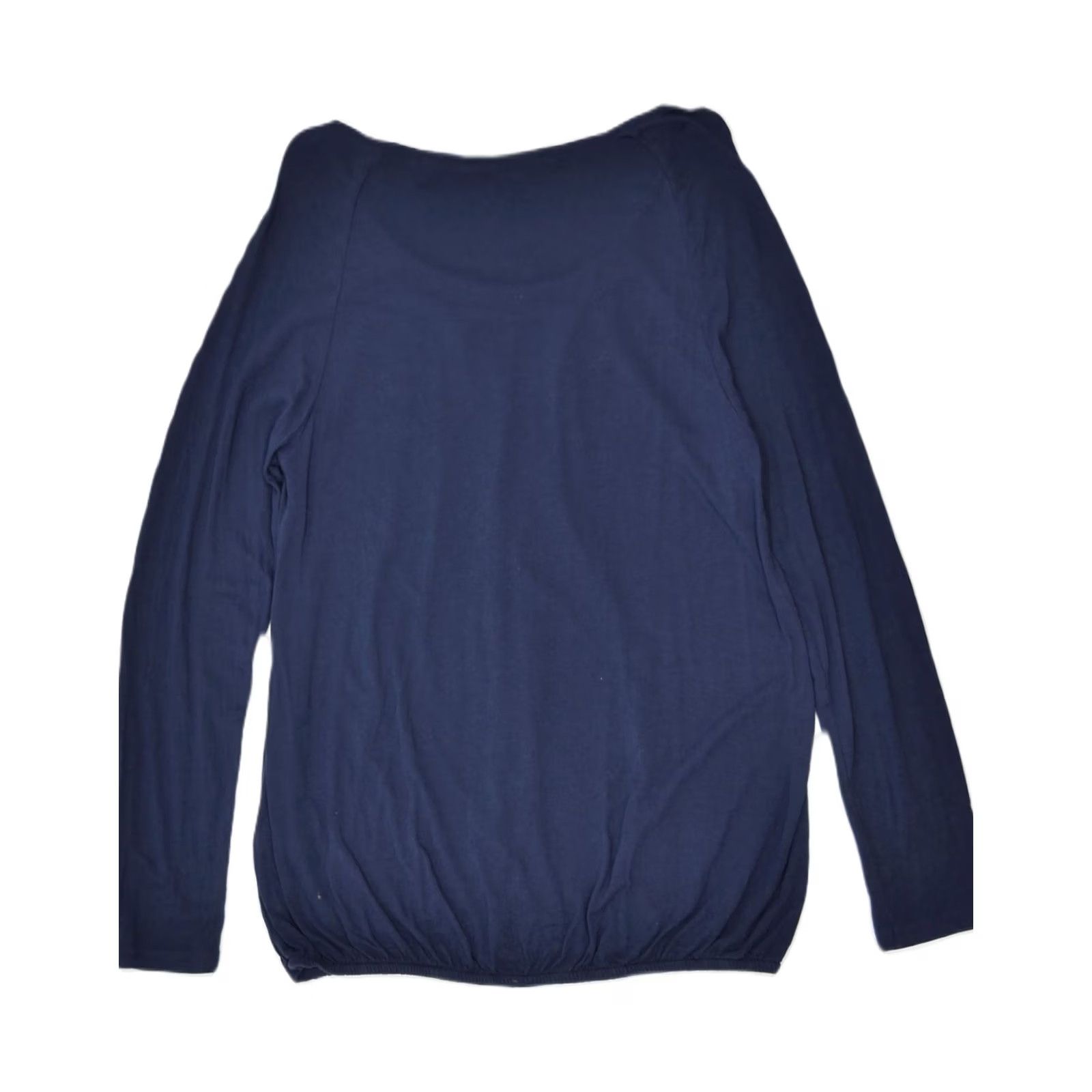 Esprit ESPRIT Womens Blouse Top Navy Blue Medium Viscose UK 14 Size M / US 6-8 / IT 42-44 - 2 Thumbnail