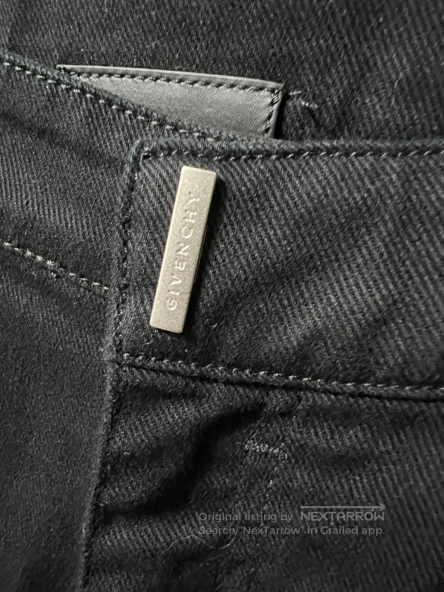 Givenchy Givenchy Men's Black Jeans W33 Italy. Size US 33 - 3 Thumbnail