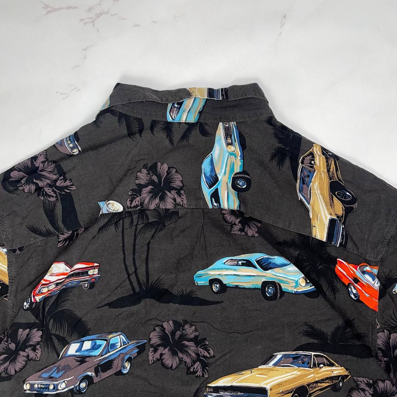 Vintage Shirt Hawai Shirt Print Cars Short sleeve Size XXL Baggy Size US XXL / EU 58 / 5 - 8 Thumbnail