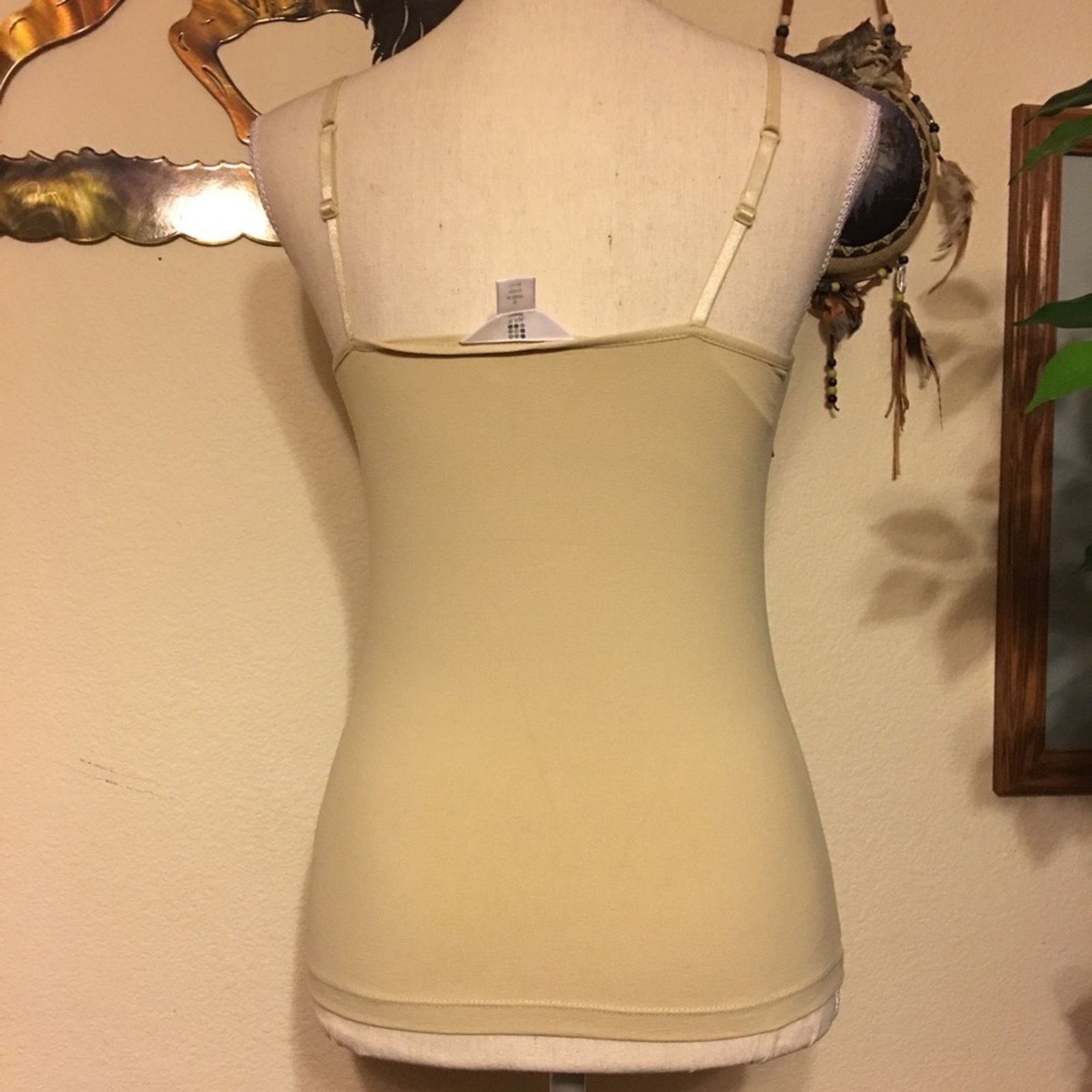 Apt. 9 Apt 9 beige soft stretchy cami tank top S Size S / US 4 / IT 40 - 3 Thumbnail